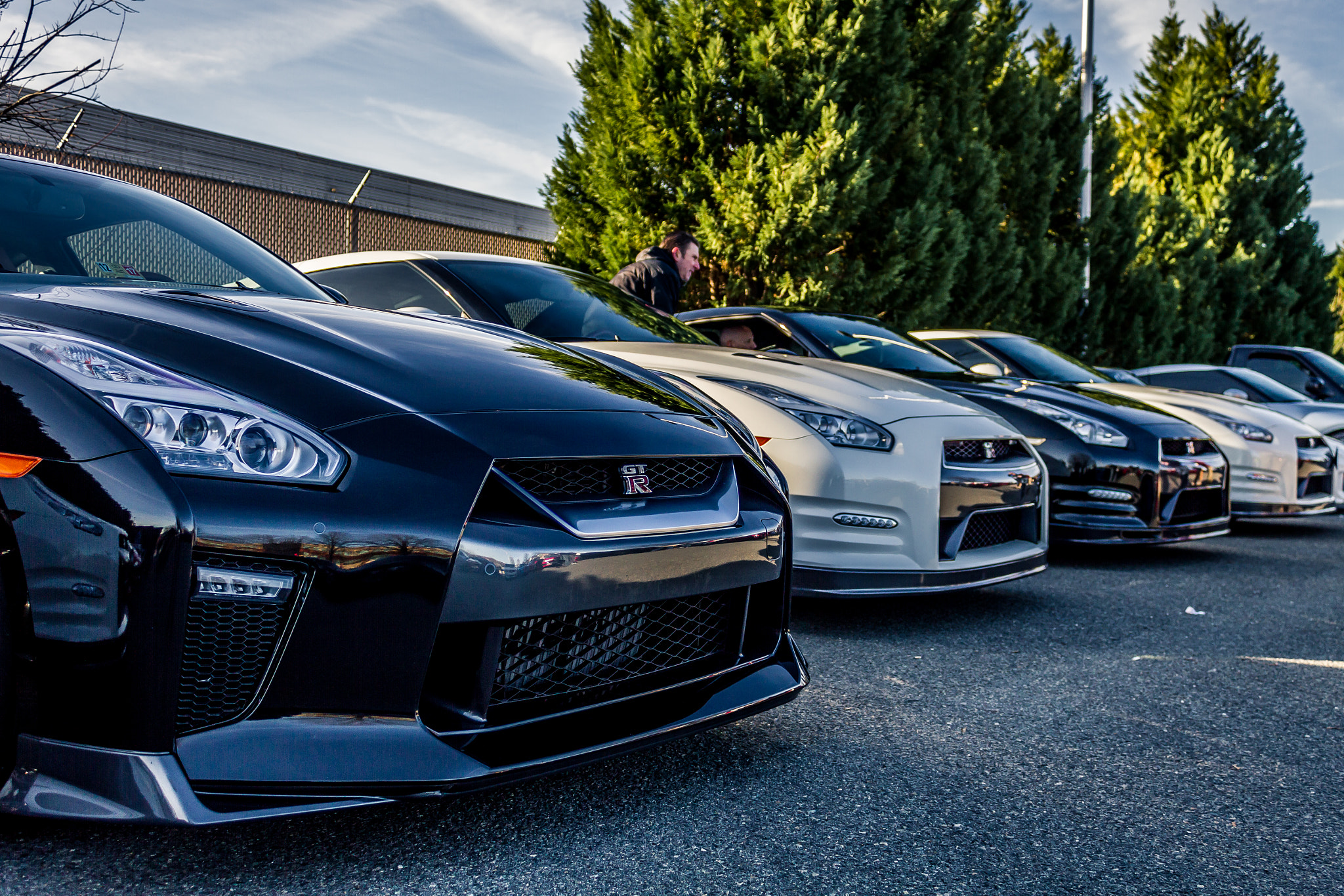 Canon EF-S 18-55mm F3.5-5.6 IS sample photo. Row of gtr's photography