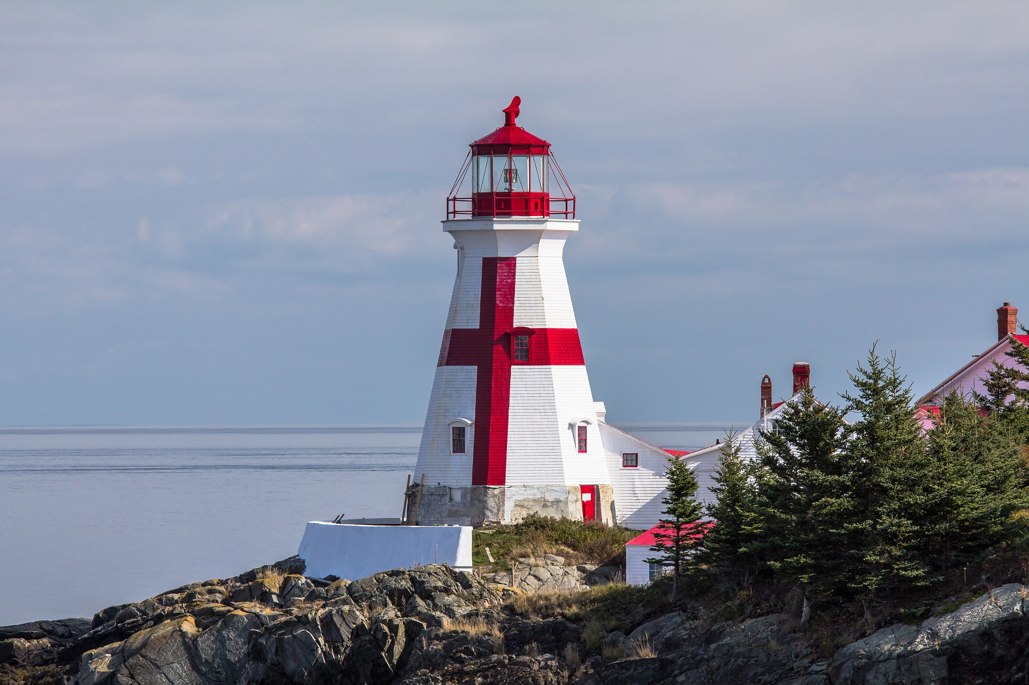Sigma 70-200mm F2.8 EX DG OS HSM sample photo. East quoddy lighthouse photography