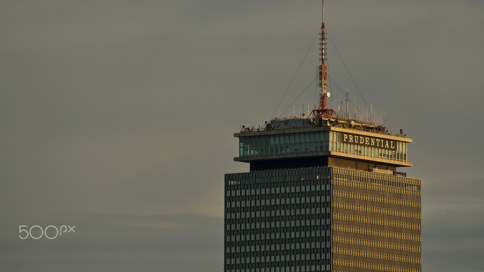 Canon EF-S 55-250mm F4-5.6 IS sample photo. Prudential tower, boston photography