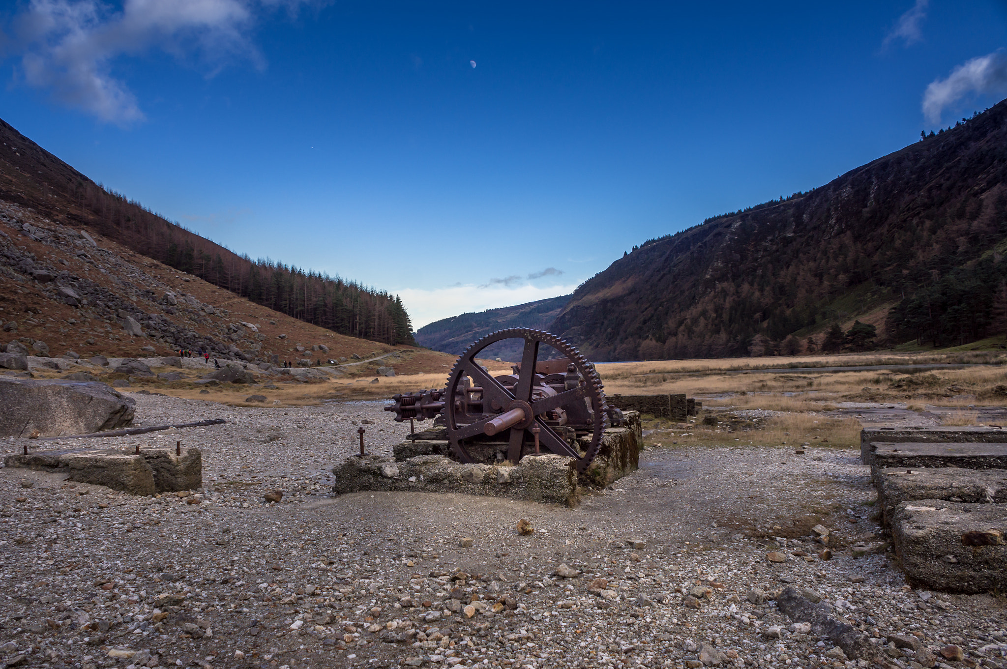 Sony SLT-A55 (SLT-A55V) sample photo. Glendalough miners photography