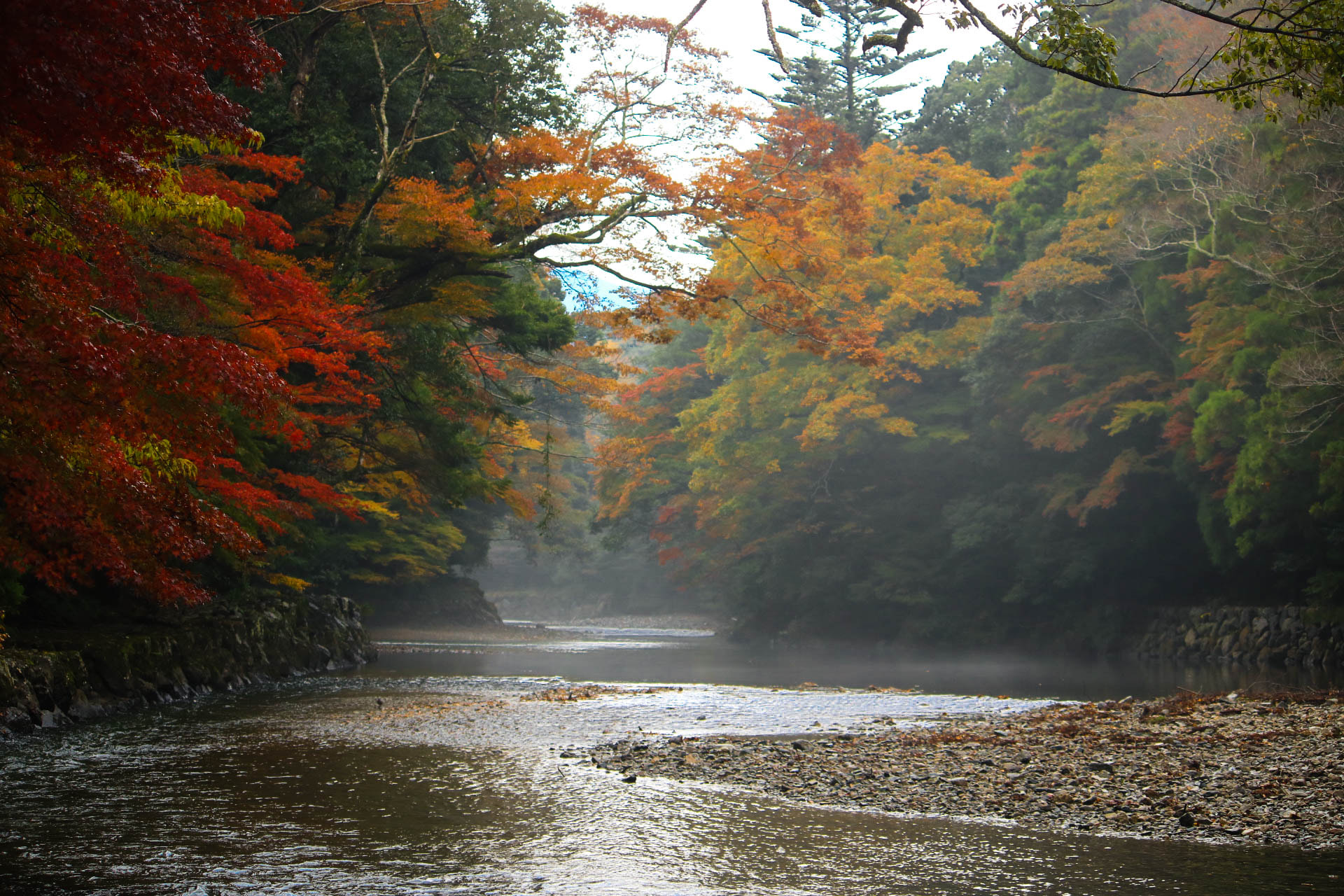 Canon EOS 760D (EOS Rebel T6s / EOS 8000D) sample photo. Japanese river photography
