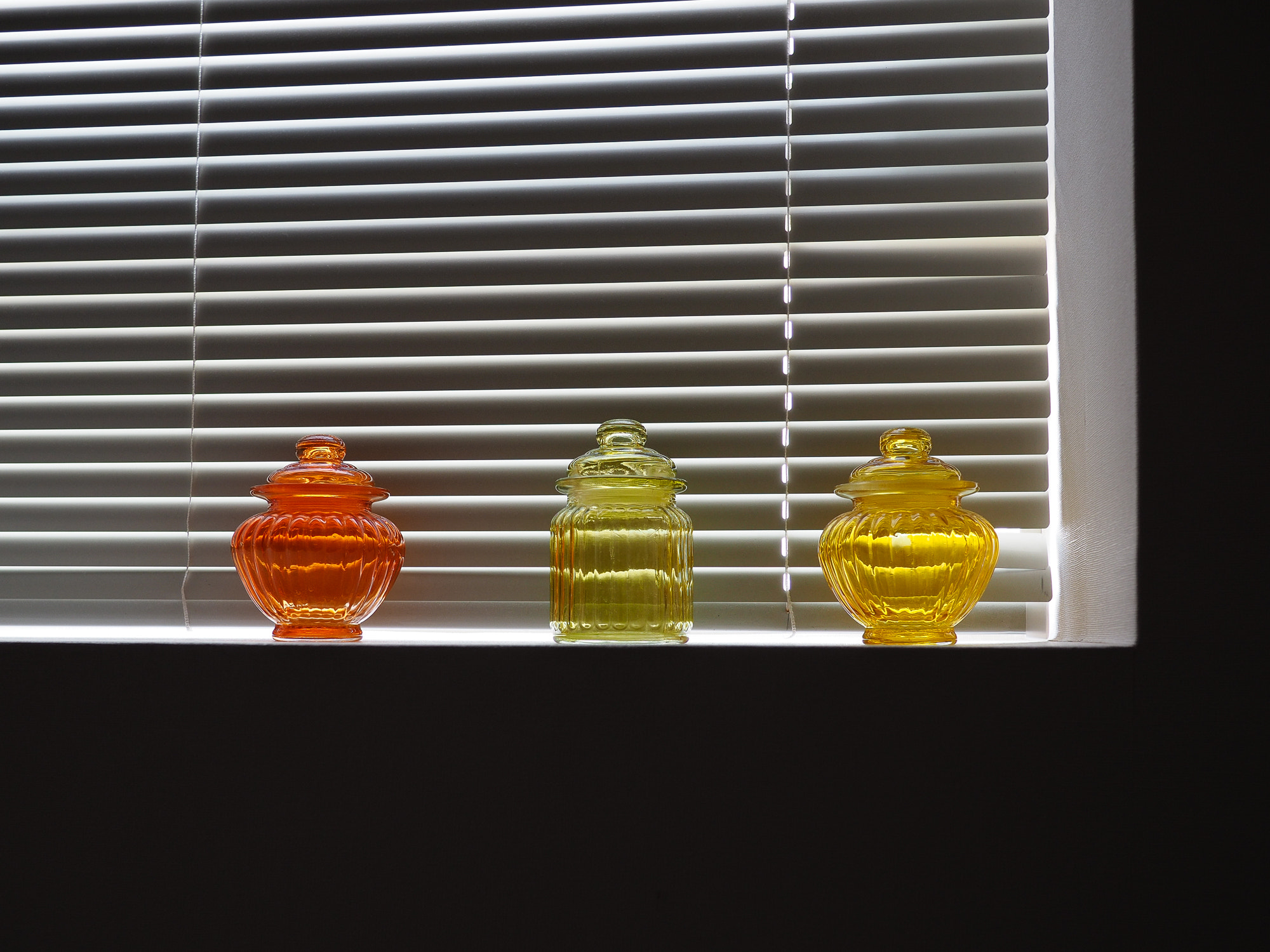 LUMIX G 20/F1.7 II sample photo. Glass jars photography
