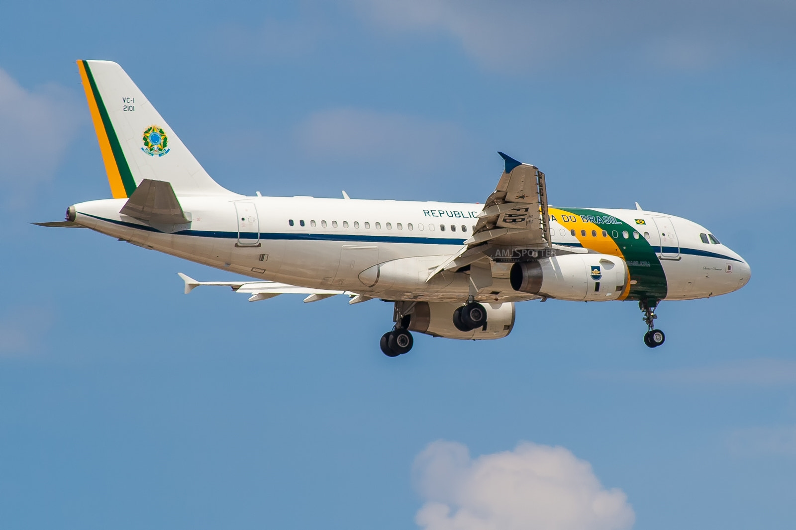 Canon EF 80-200mm F4.5-5.6 II sample photo. Fab2101 força aérea brasileira (brazilian air force) airbus vc-1a (a319-133(cj)) photography