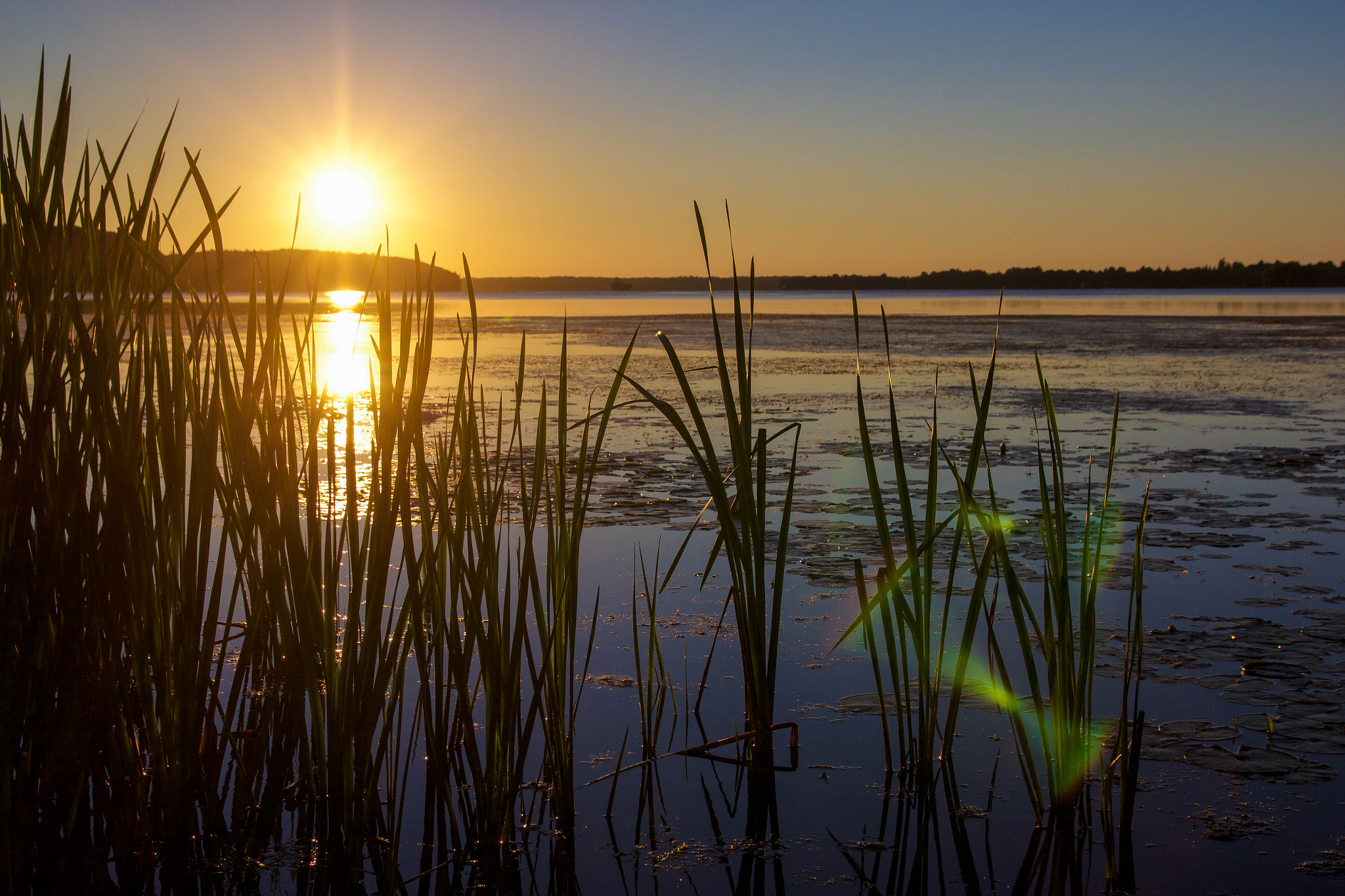 Canon EOS 60D + Sigma 18-50mm f/2.8 Macro sample photo. Little town, big sunrise photography