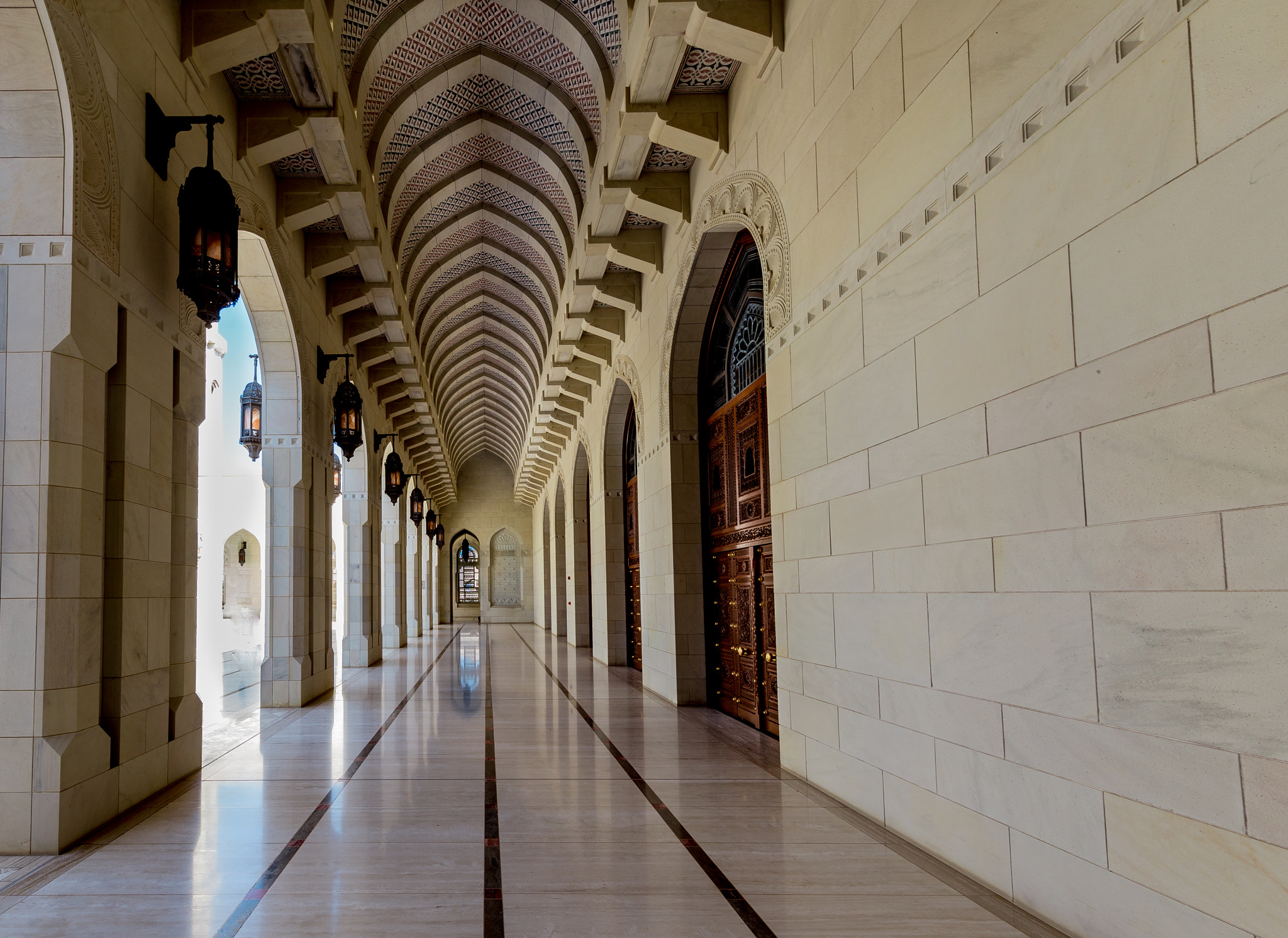 Canon EOS 6D + Canon EF 11-24mm F4L USM sample photo. The sultan qaboos grand mosque photography