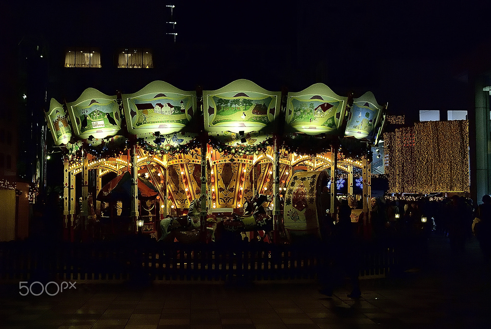 Nikon D200 sample photo. Merry go round going photography