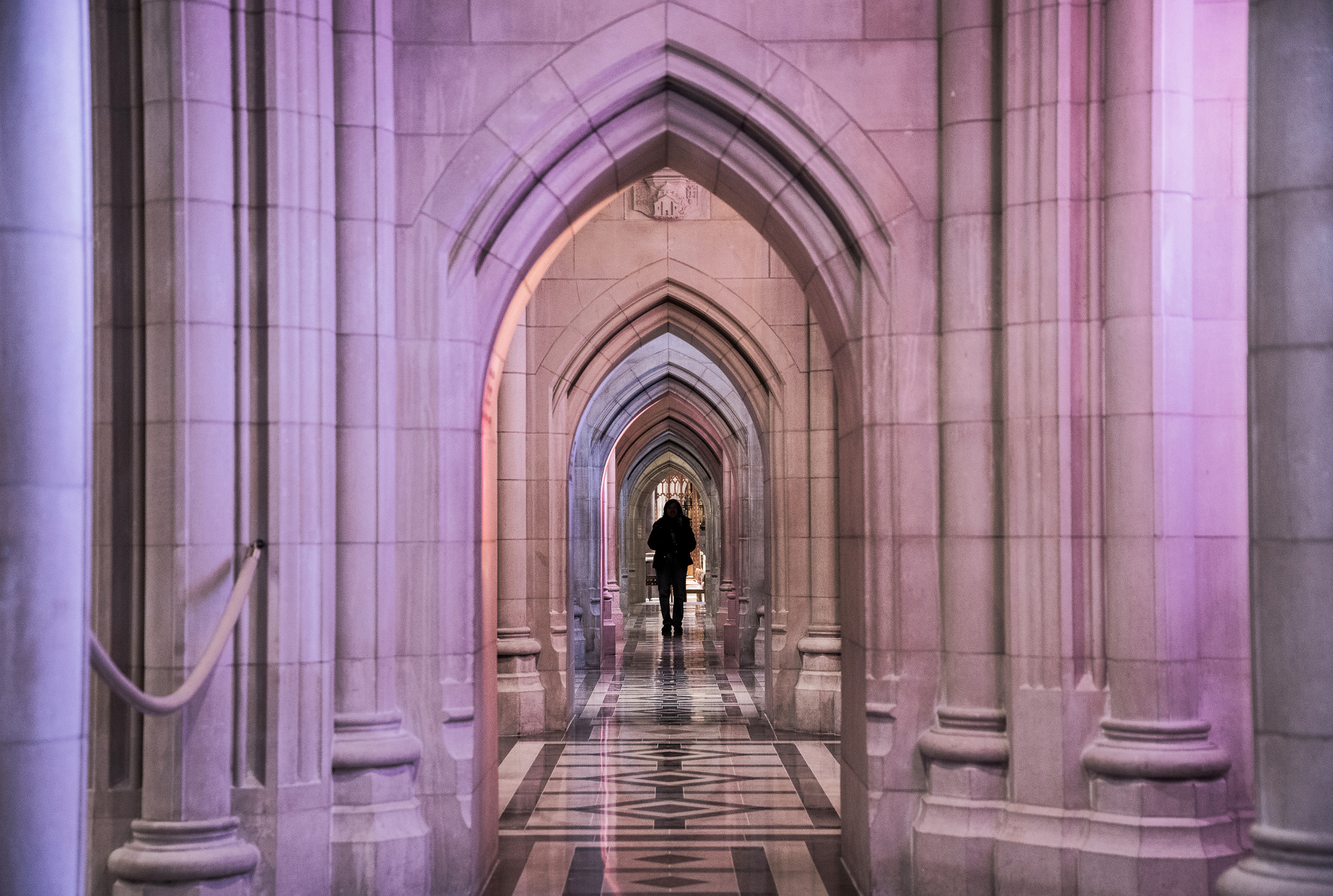 Nikon D810 + Sigma 24-105mm F4 DG OS HSM Art sample photo. Enjoying the soft pastel light from the stained glass. photography