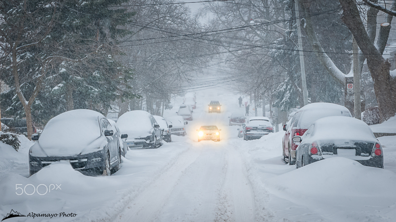 Nikon D300S sample photo. Winter storm photography