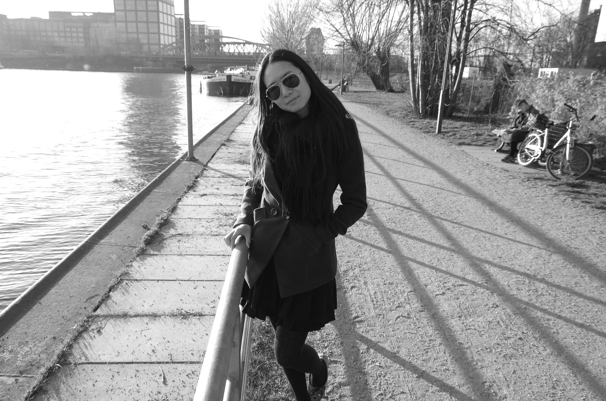 Pentax K-5 sample photo. Chinese lady / city life in berlin photography