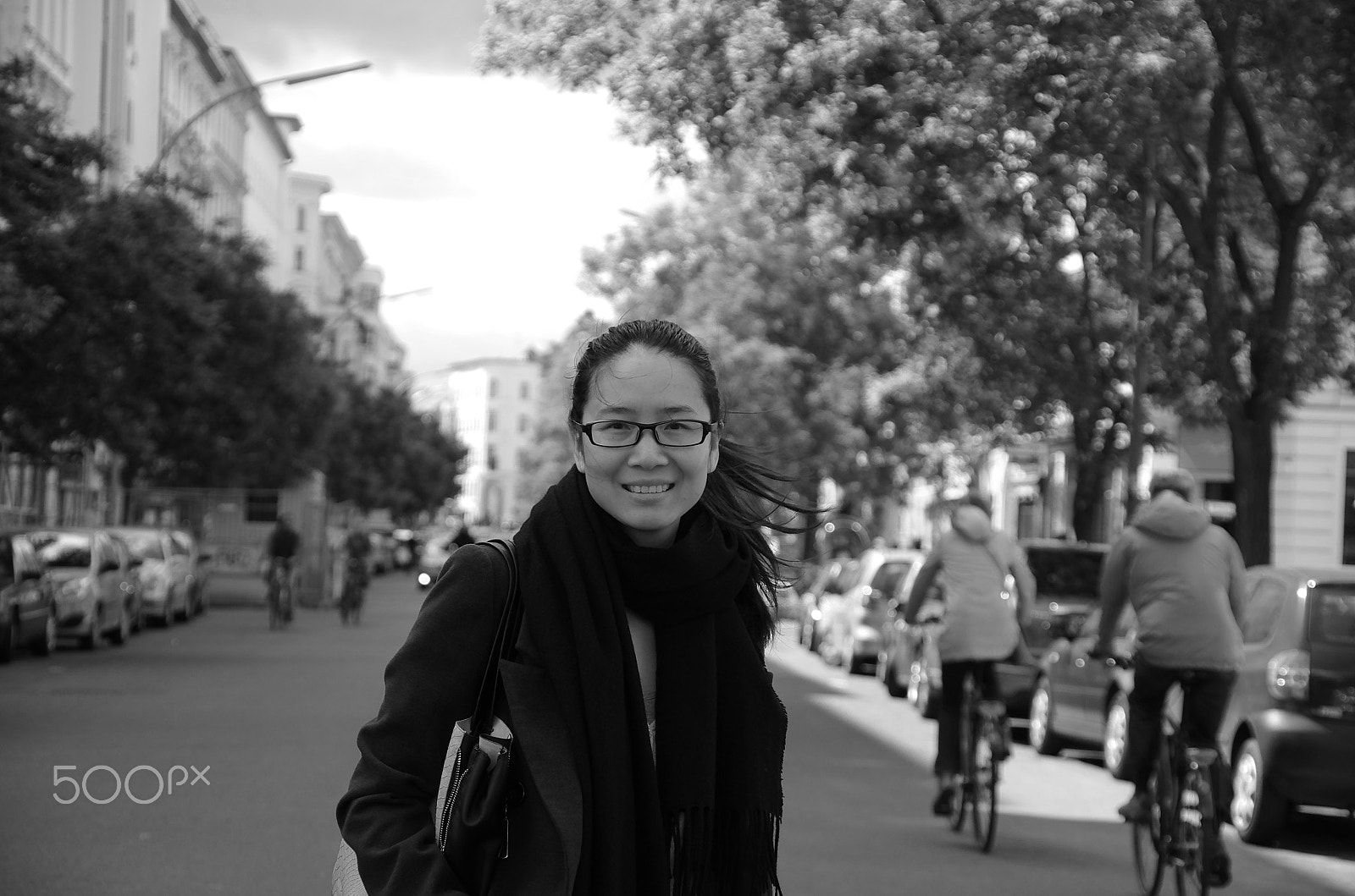Pentax K-5 sample photo. Chinese girl in berlin (city life) photography