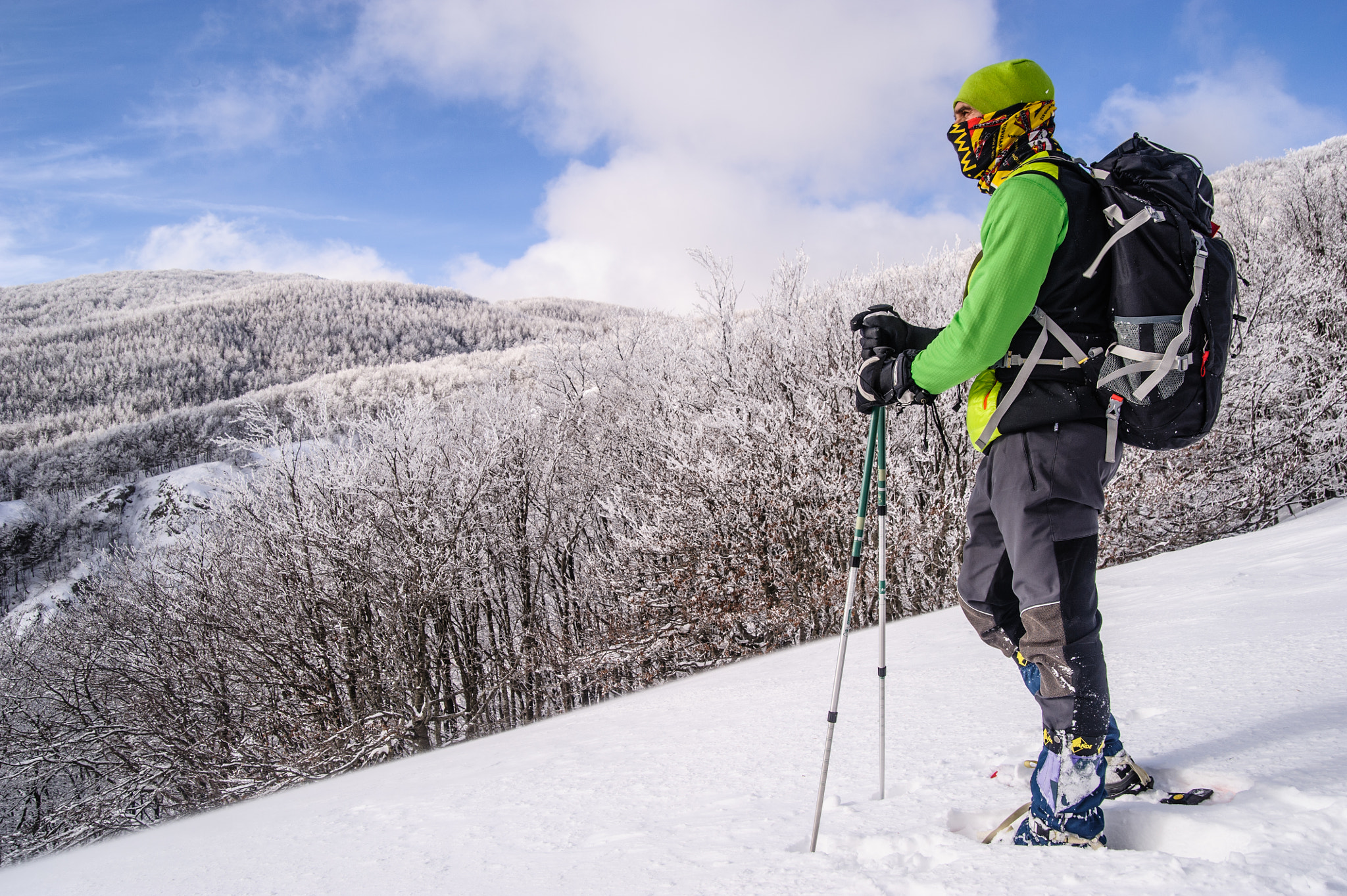 Nikon D700 sample photo. Very cold day in apennine mountains photography