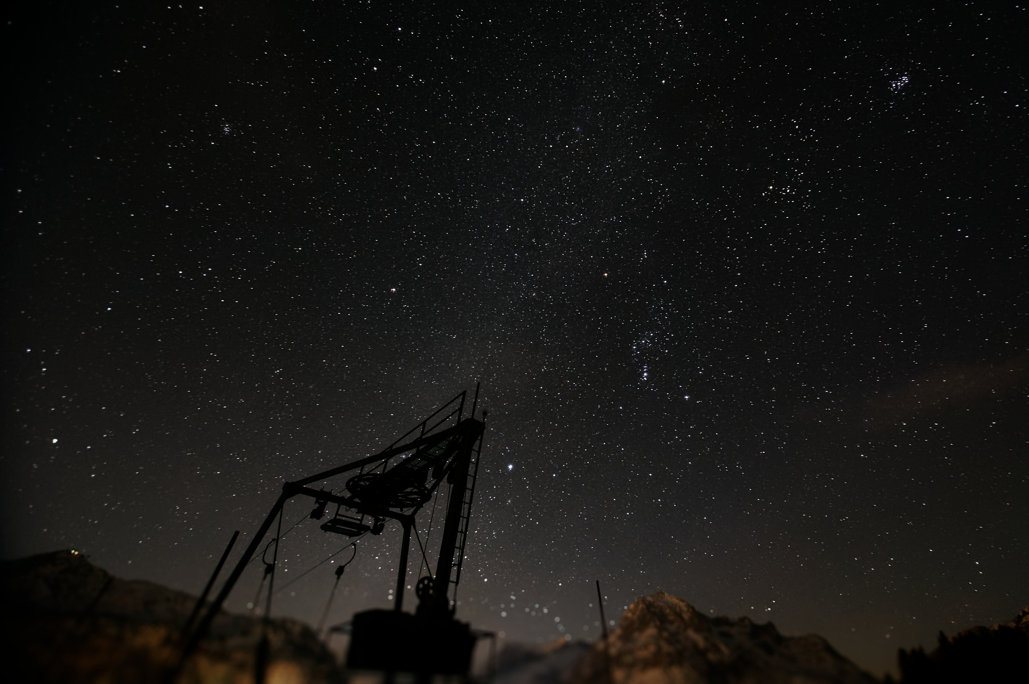 Sony SLT-A55 (SLT-A55V) + Sigma 10-20mm F3.5 EX DC HSM sample photo. Starry sky photography
