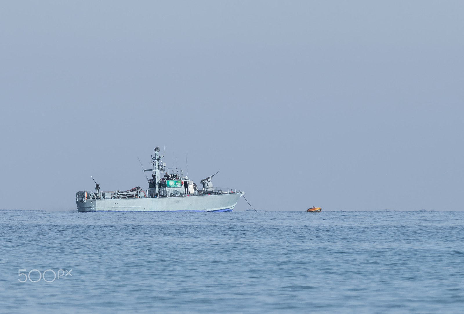 Canon EOS 80D + Sigma 50-200mm F4-5.6 DC OS HSM sample photo. All-weather patrol boat patrol sea space of the country photography