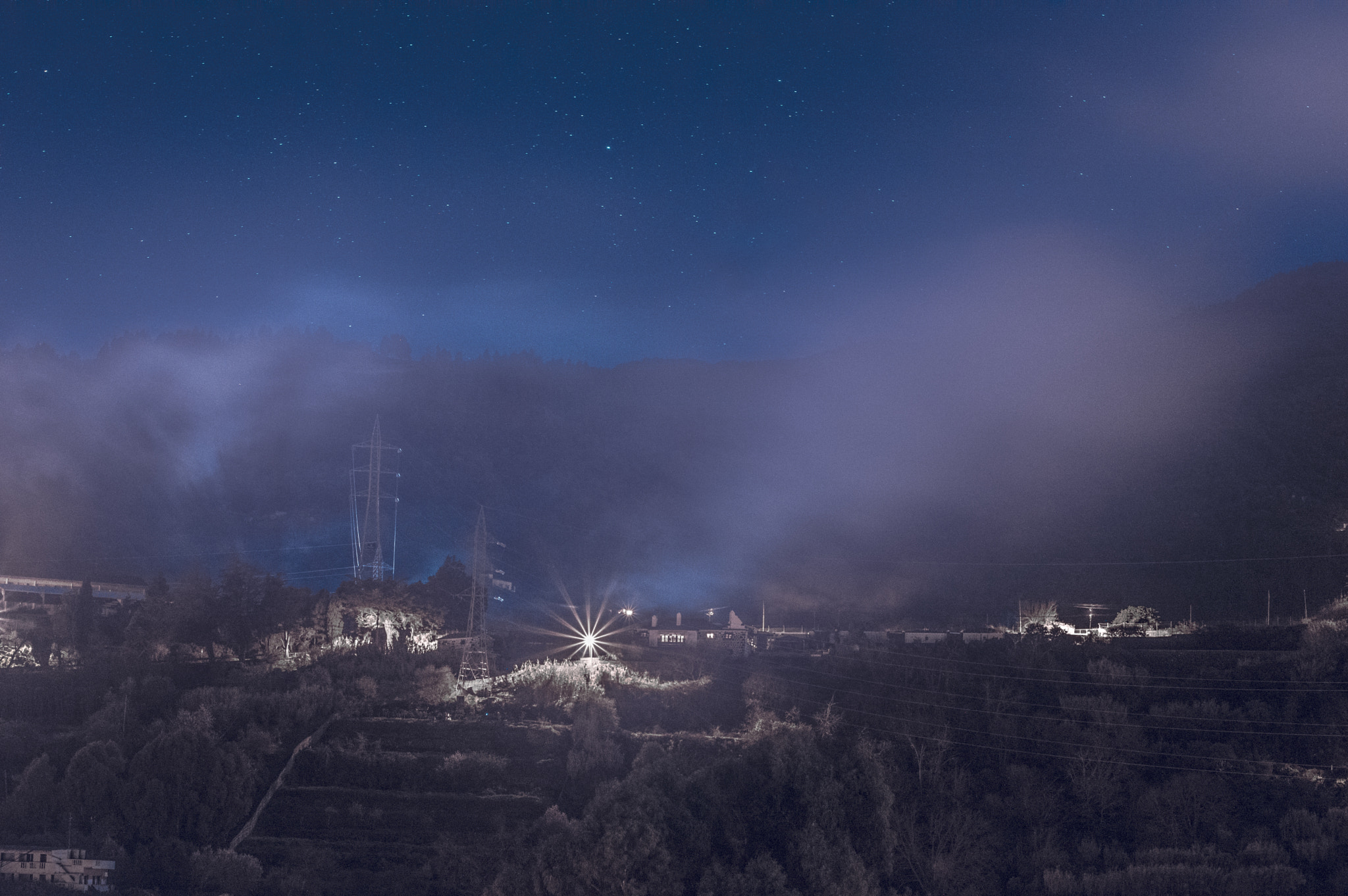 Nikon D3200 sample photo. Night in san mateo-gran canaria photography