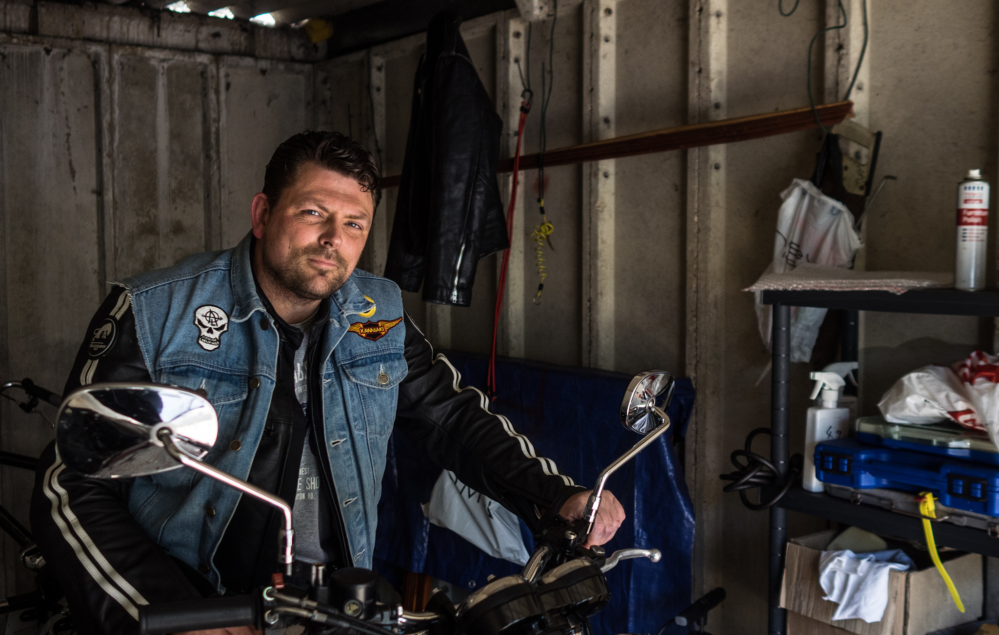 Olympus OM-D E-M1 + Olympus M.Zuiko Digital 17mm F1.8 sample photo. Al the biker photography