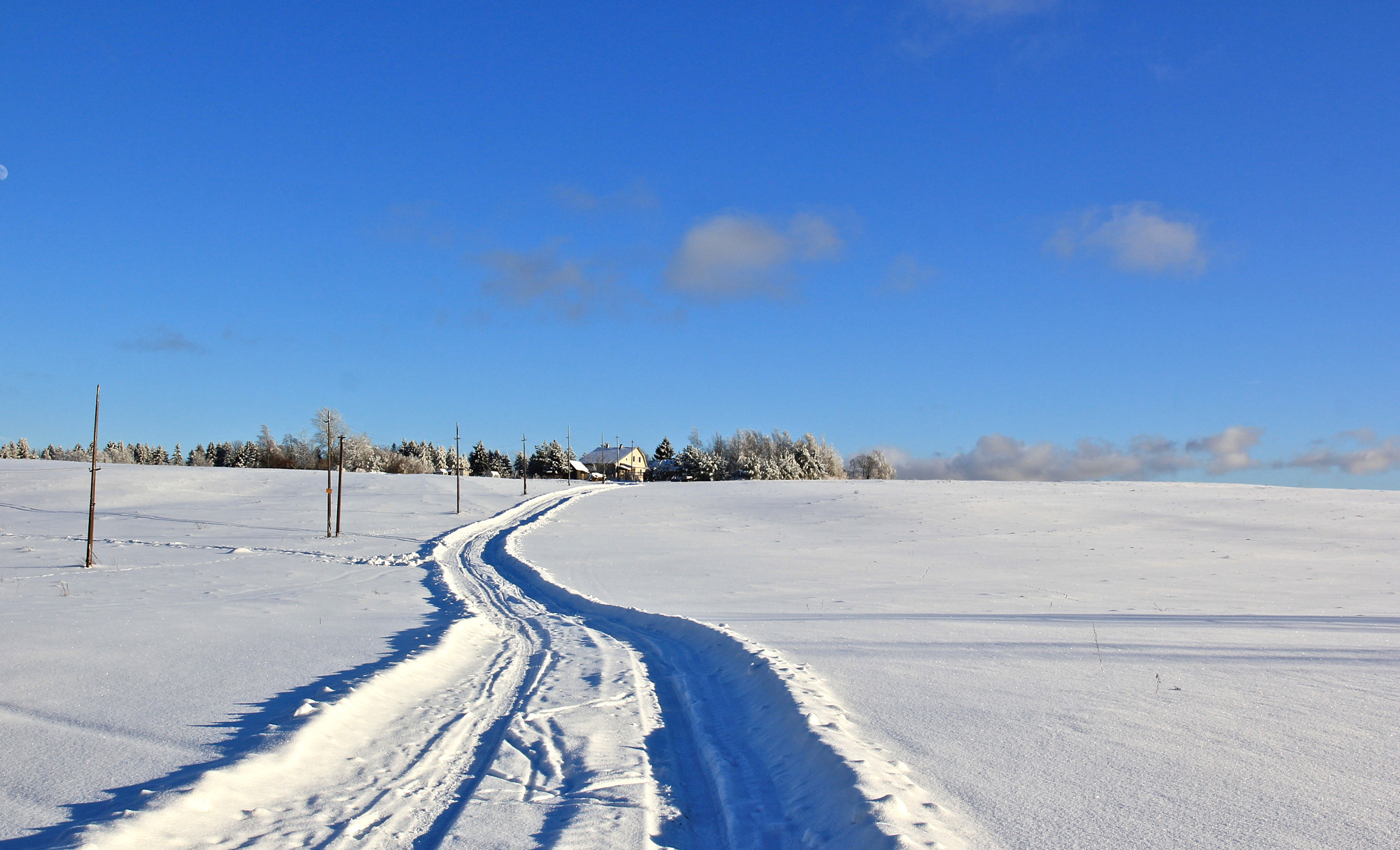 Canon EOS 550D (EOS Rebel T2i / EOS Kiss X4) sample photo. Winter in saint-petersburg region photography