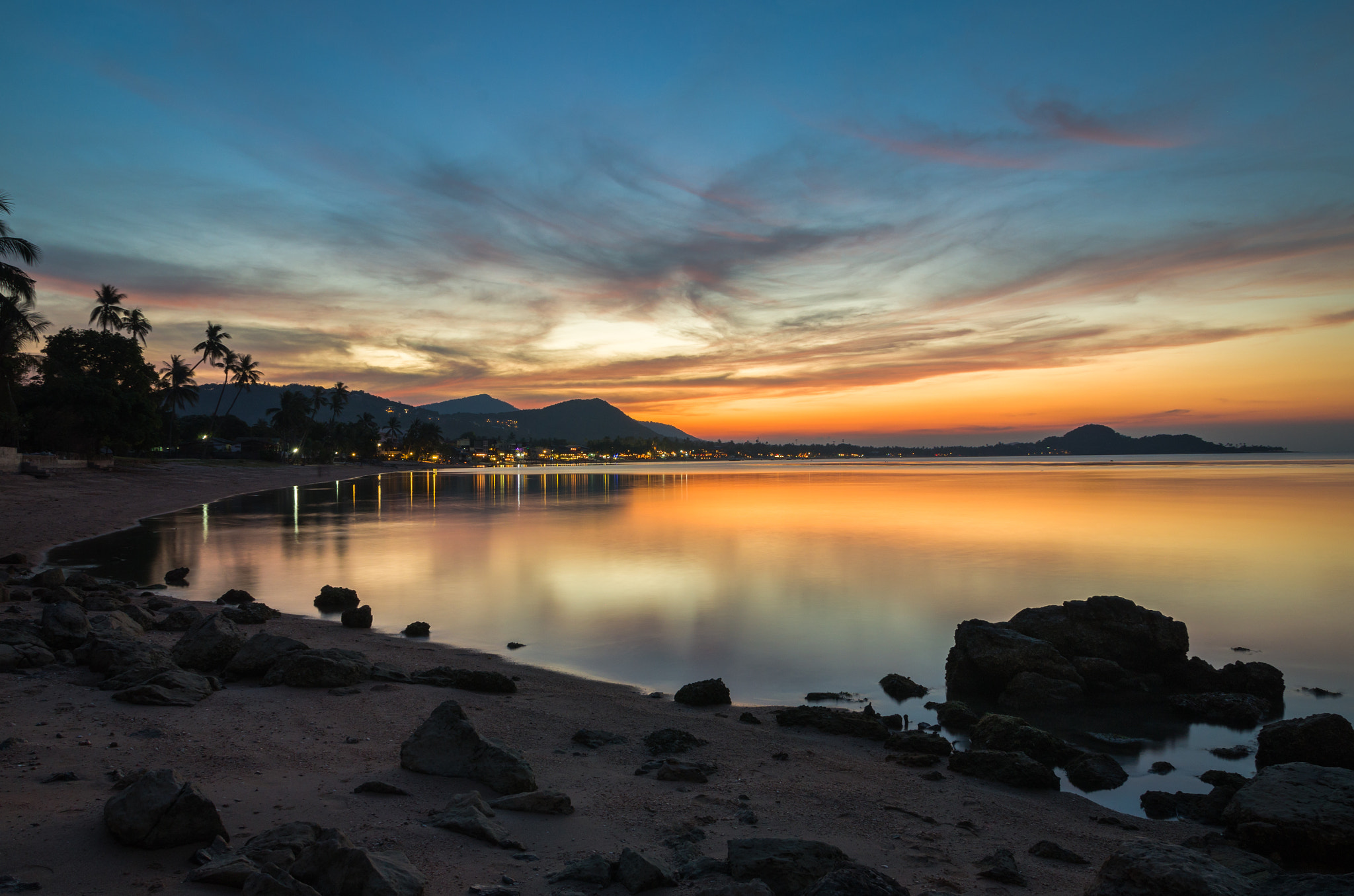 Pentax K-500 + Sigma 17-70mm F2.8-4 DC Macro HSM | C sample photo. Colorful sunset photography