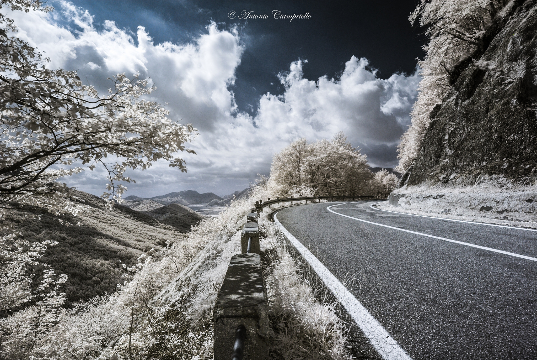 Samyang 14mm F2.8 ED AS IF UMC sample photo. Matese park - infrared photography