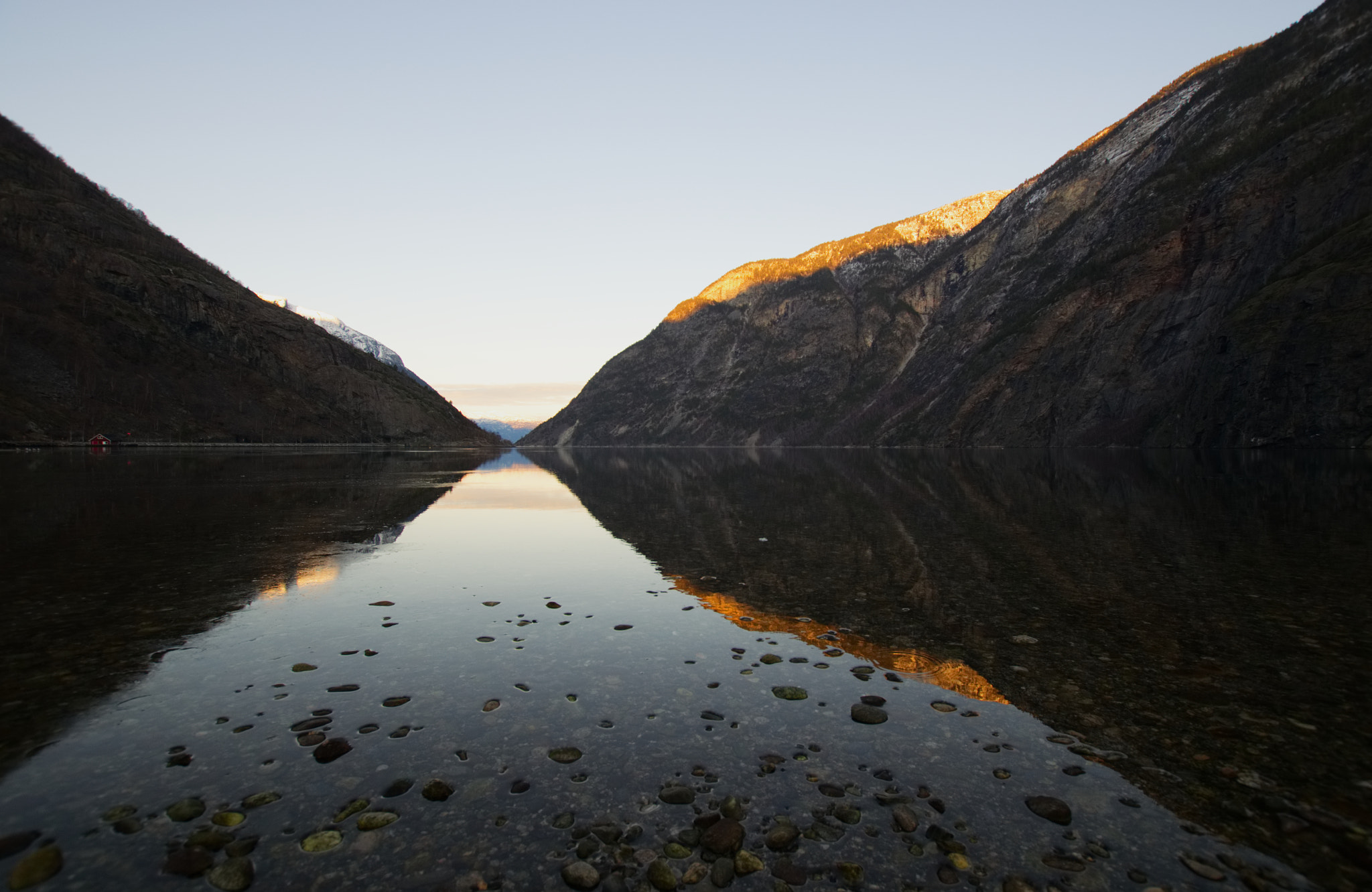 Nikon D5100 + Sigma 10-20mm F3.5 EX DC HSM sample photo. Fjord sunrise photography