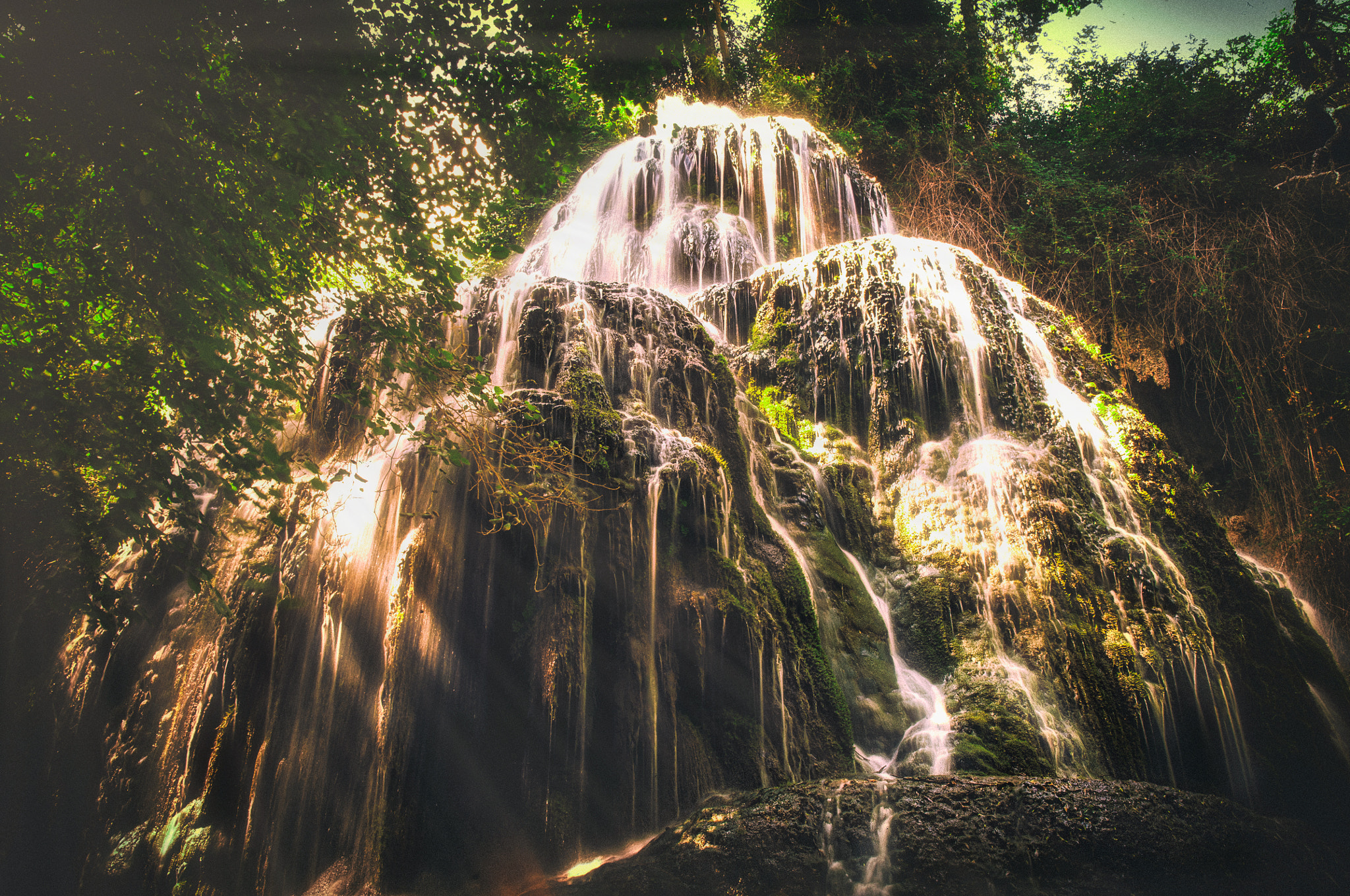 Sigma 17-50mm F2.8 EX DC OS HSM sample photo. Cascada monasterio de piedra photography