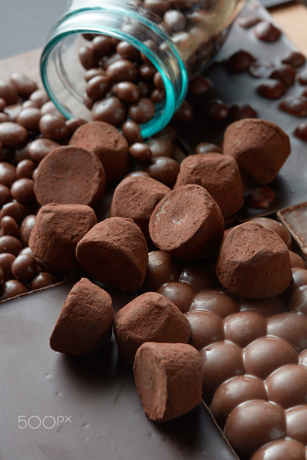 Canon EF 100mm F2.8 Macro USM sample photo. Assorted chocolate truffles photography