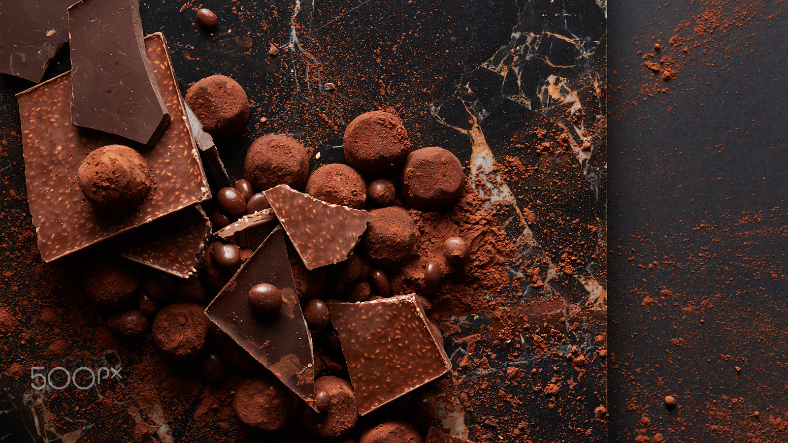 Canon EF 24-70mm F2.8L USM sample photo. Assorted chocolate truffles photography