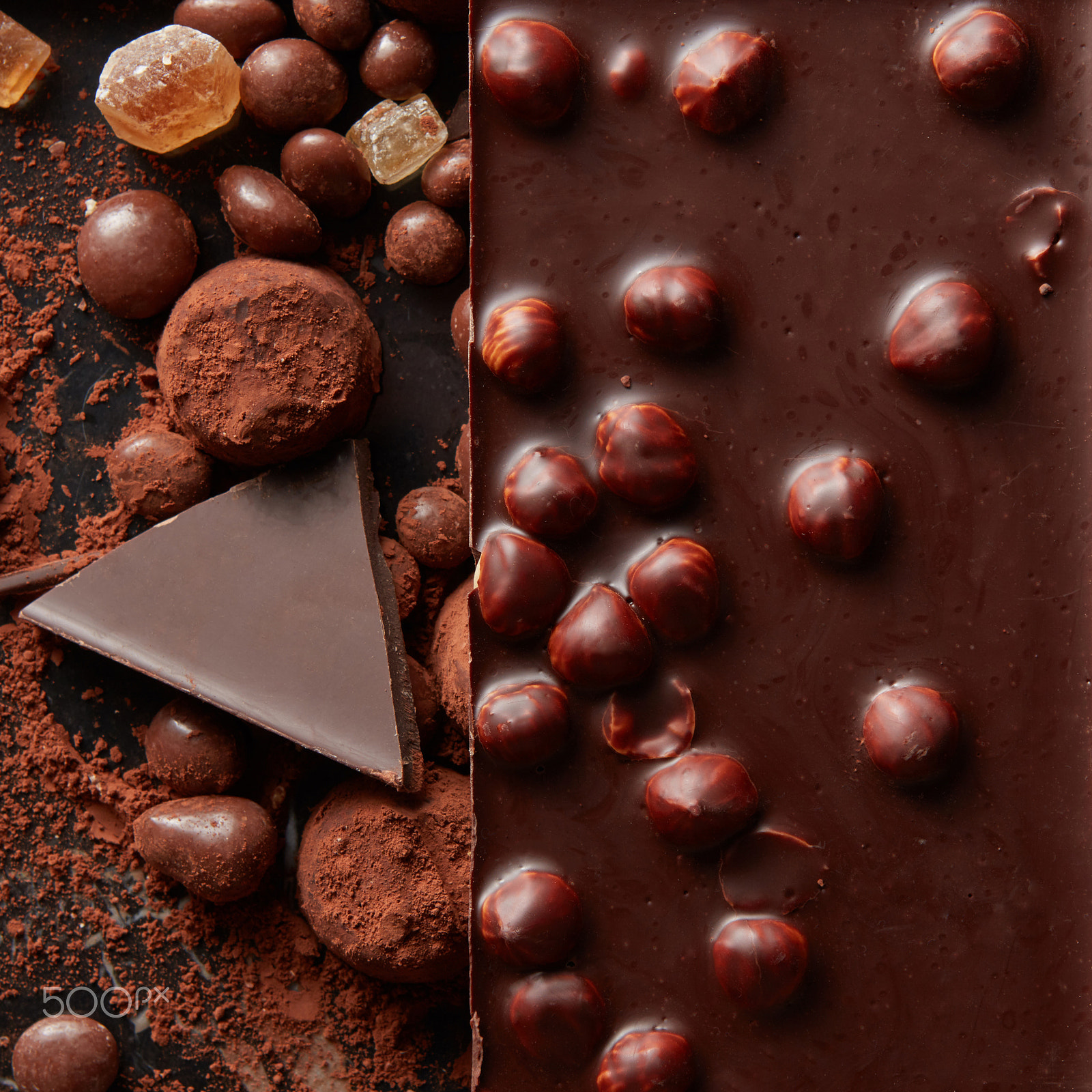 Canon EF 24-70mm F2.8L USM sample photo. Assorted chocolate truffles photography