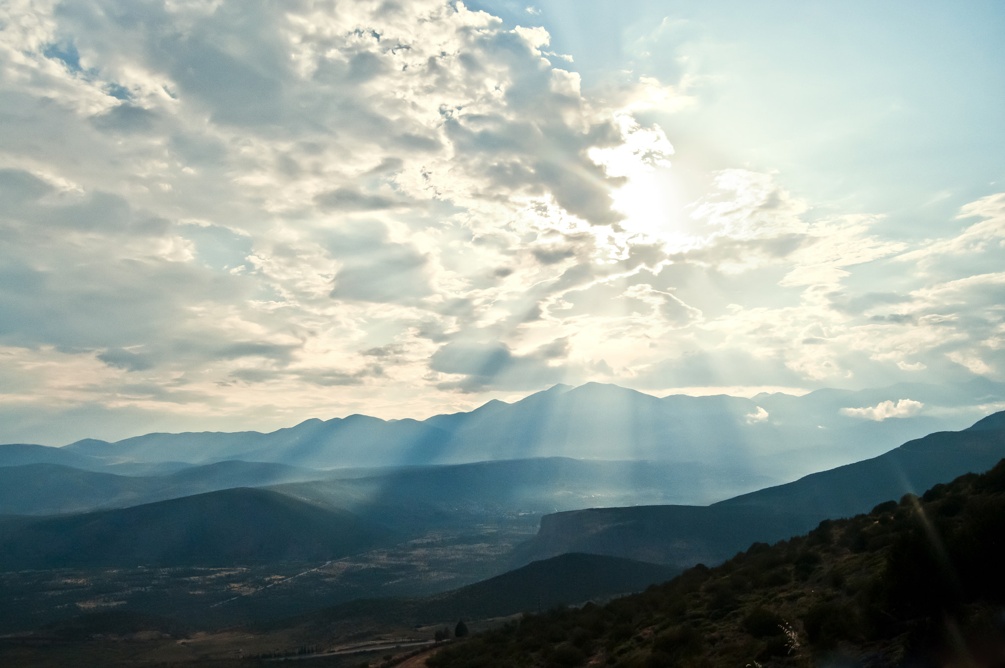 Nikon D300 sample photo. Road to delphi photography