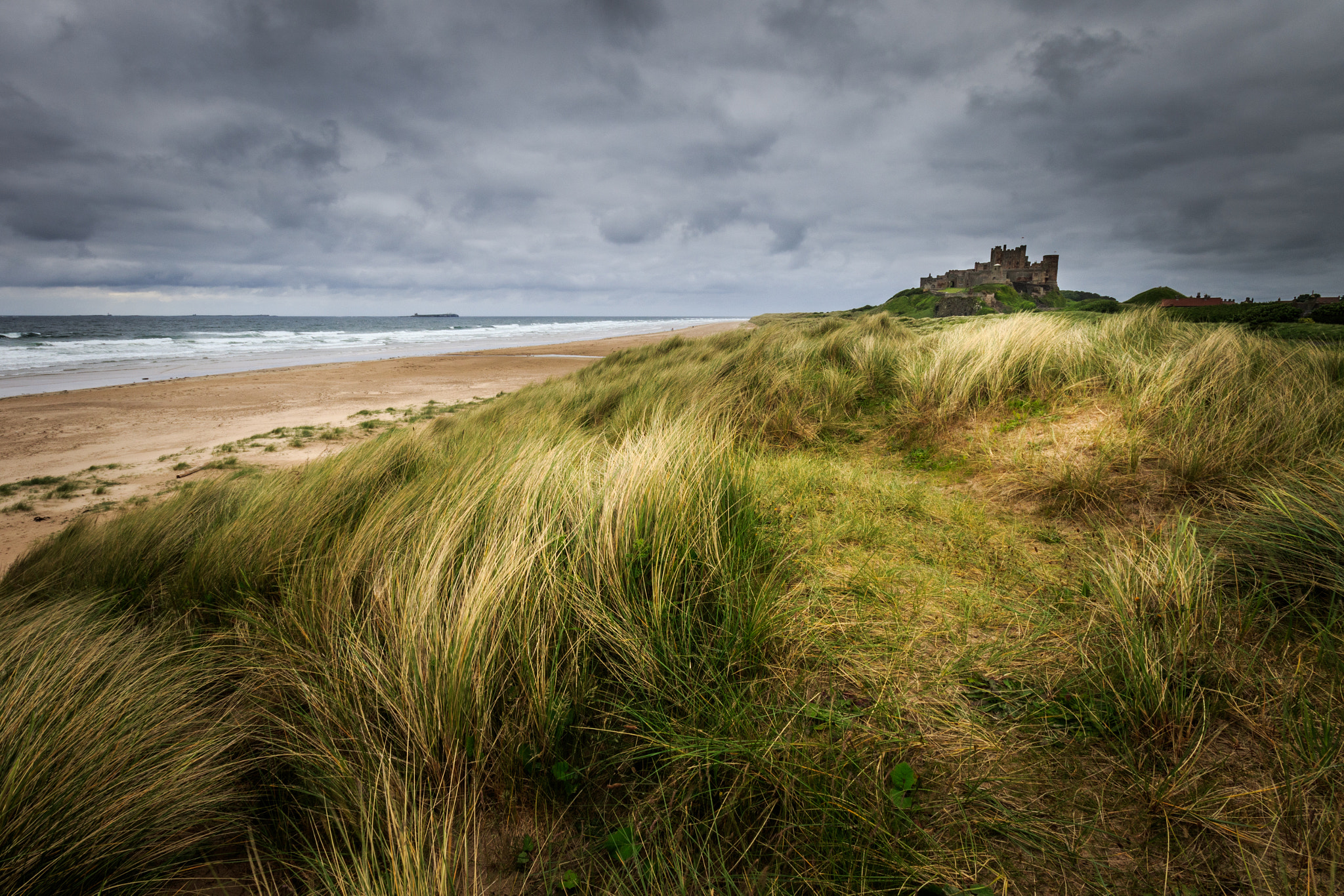 Sigma 10-20mm F4-5.6 EX DC HSM sample photo. Bamburgh castle photography