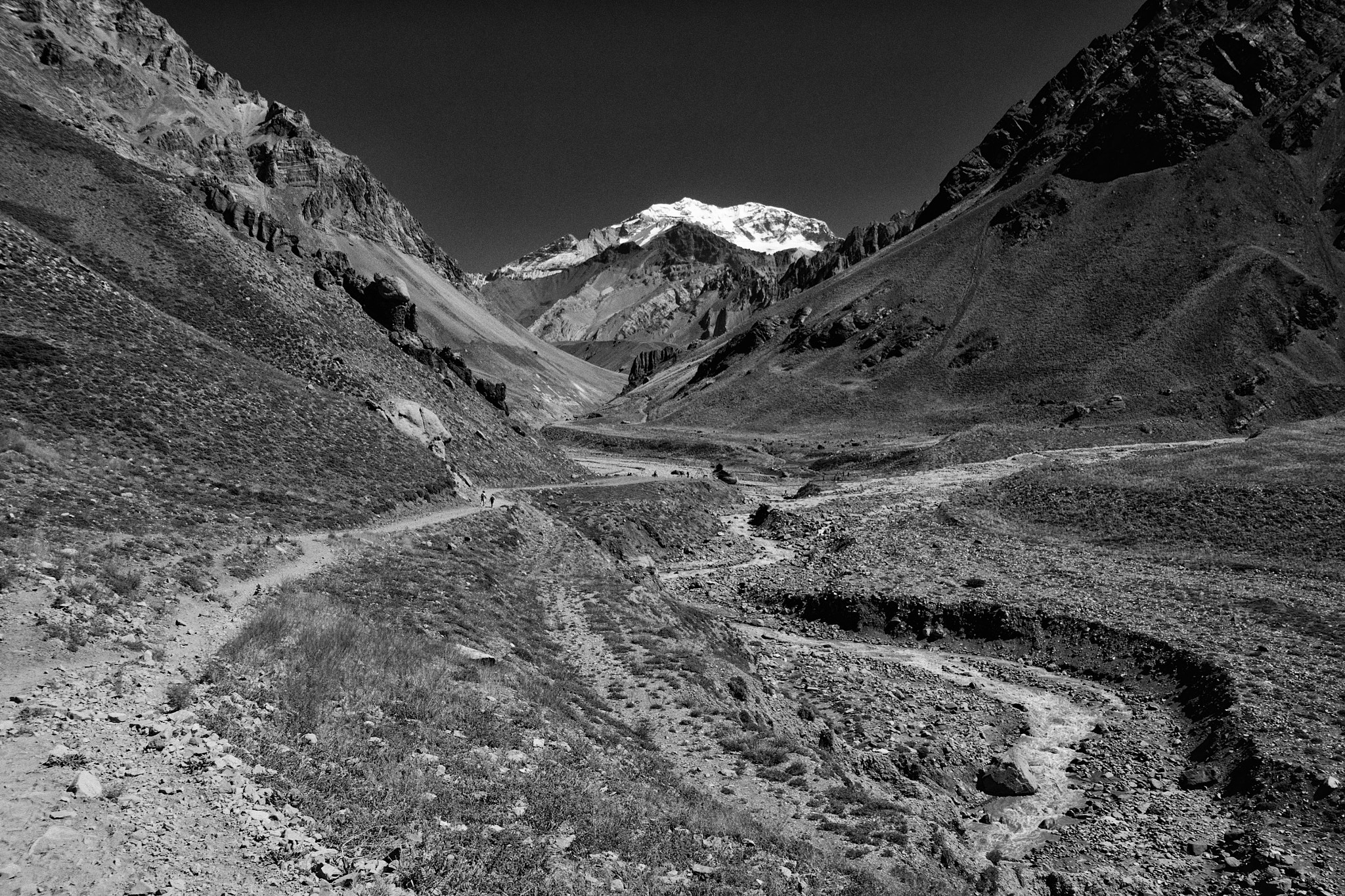 Nikon D810 sample photo. Hiking to aconcagua photography