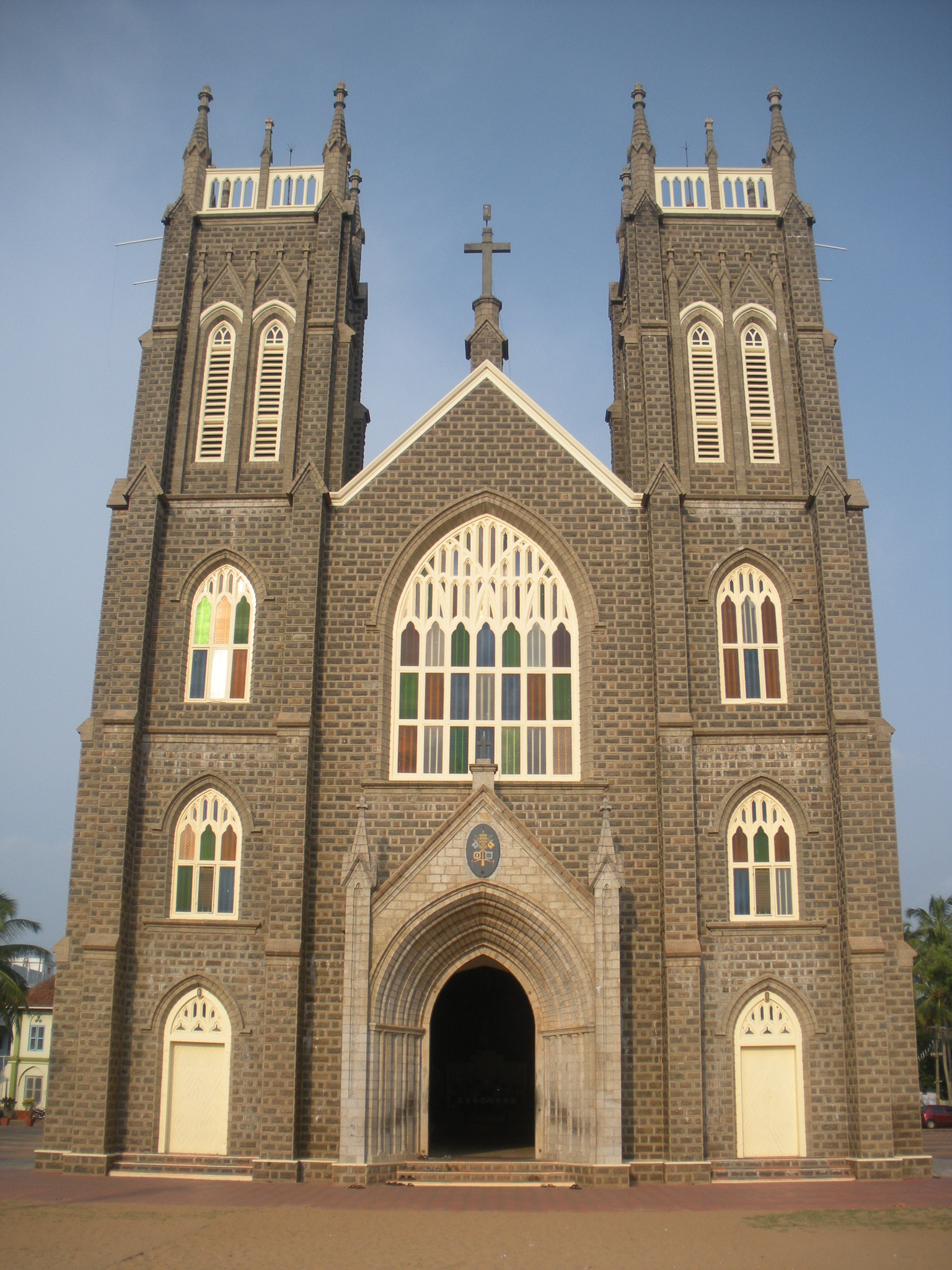 Nikon Coolpix S550 sample photo. St. andrew's basilica church, arthunkal in kerala photography