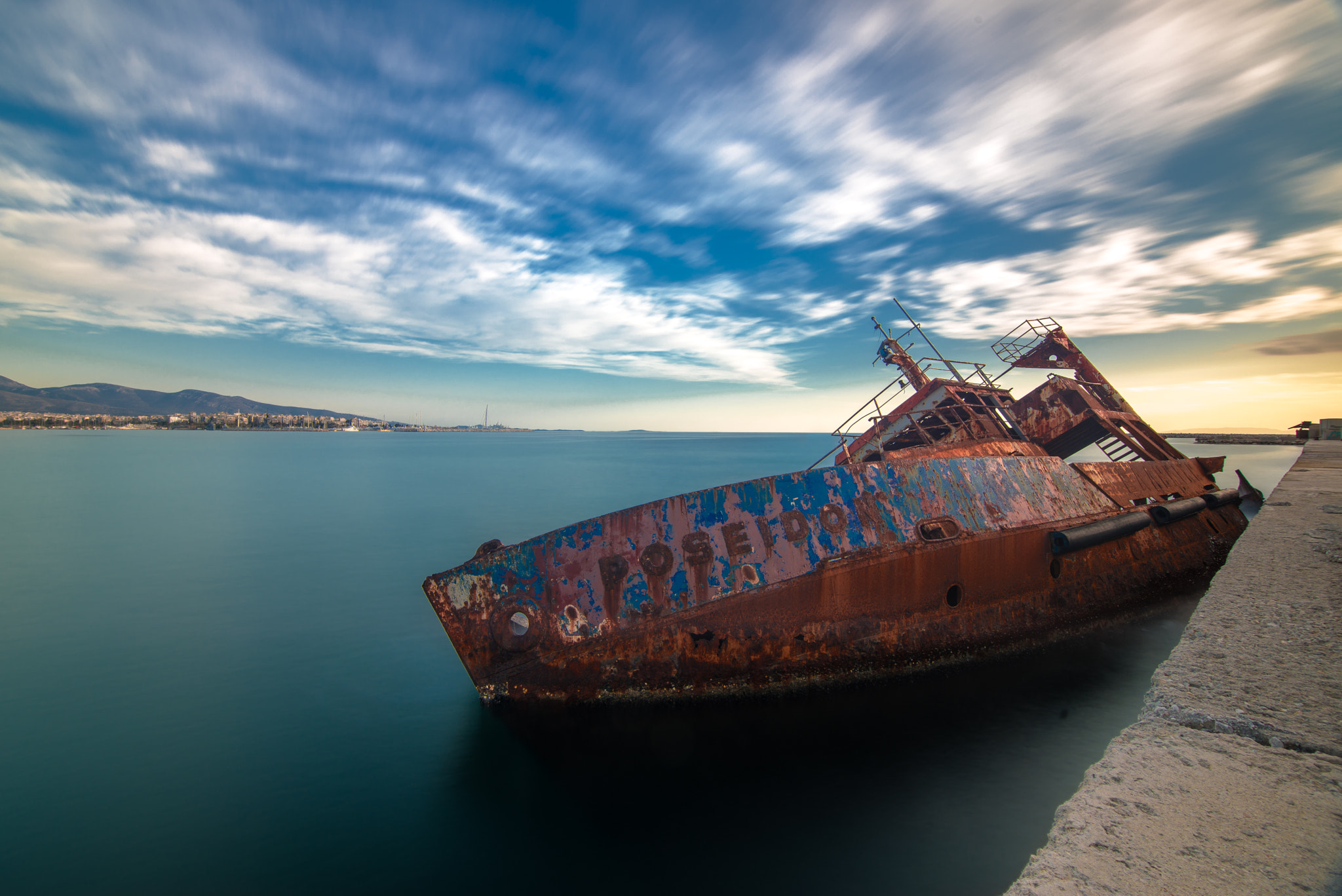 Nikon D800 sample photo. Shipwreck poseidon photography