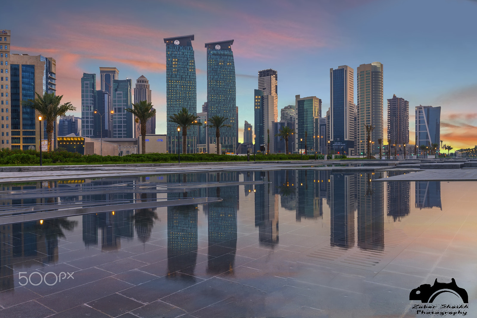 Canon EF 16-35mm F4L IS USM sample photo. Cityscape-doha photography