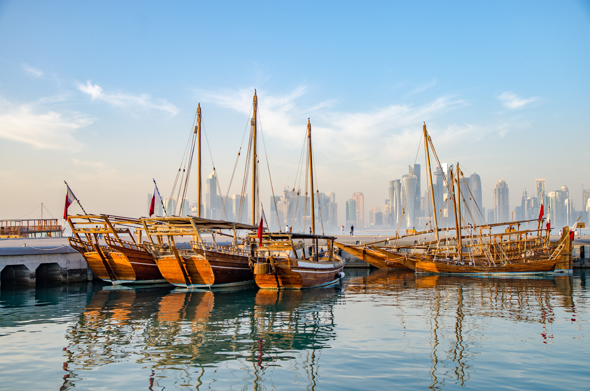 Sigma 17-70mm F2.8-4 DC Macro OS HSM sample photo. Doha waterfront in qatar photography