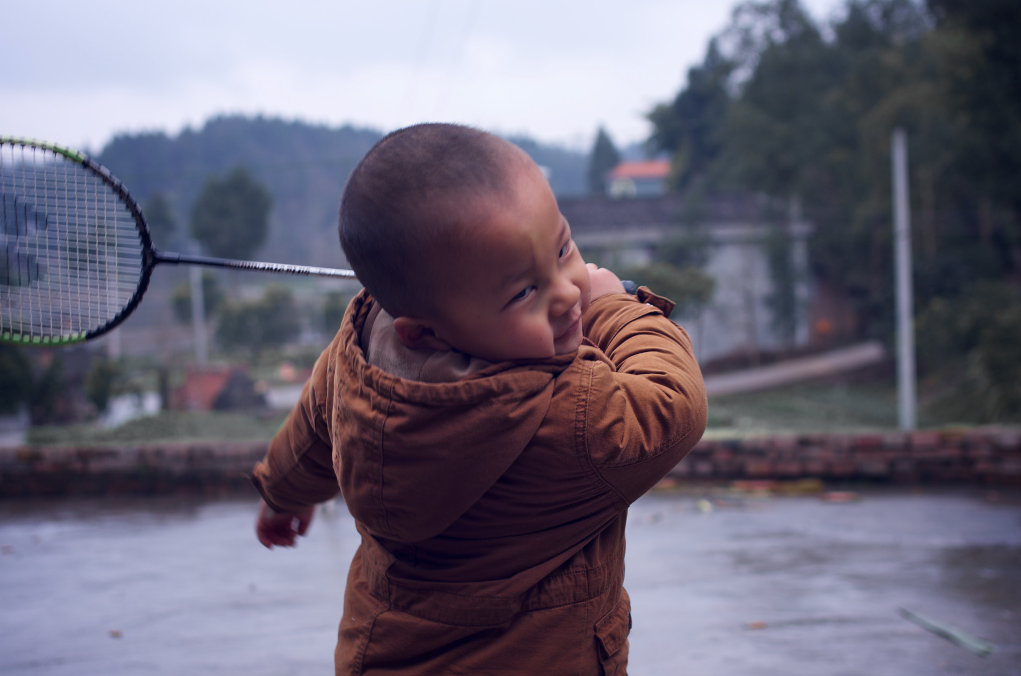 Pentax K-5 sample photo. Attacking with badminton photography