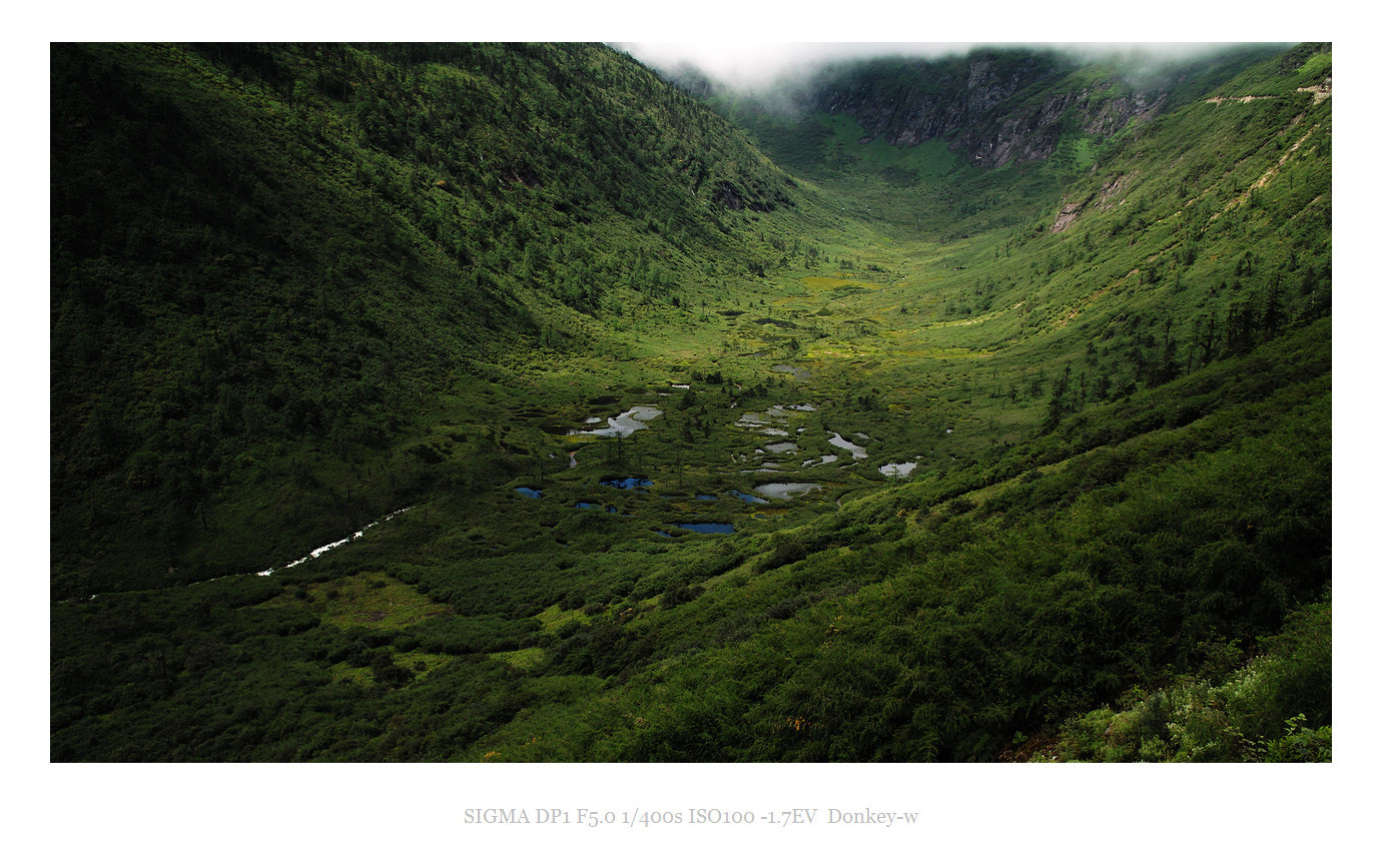 Sigma DP1 sample photo. Gaoligong mountains photography