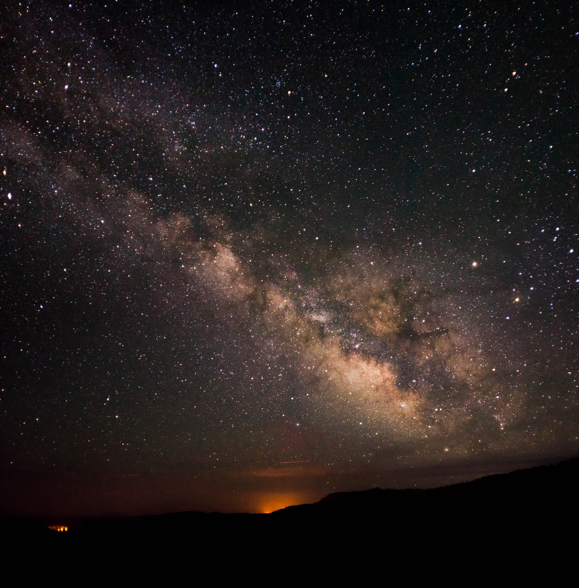 Sony SLT-A65 (SLT-A65V) sample photo. Milky way over the hoodoos photography