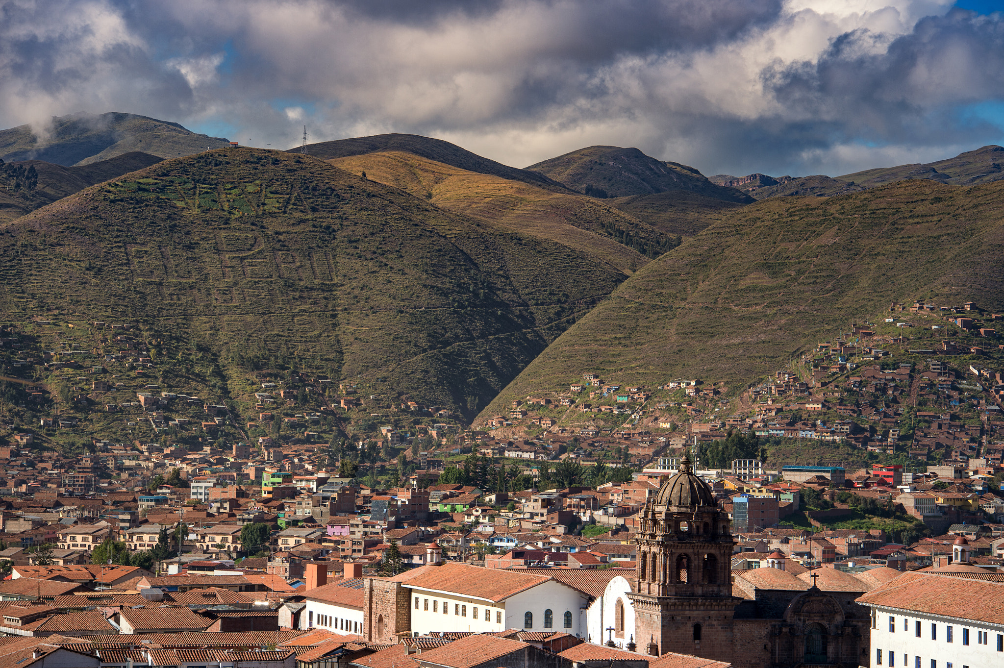 Nikon D4S sample photo. Cusco city view with adean moutain with el peru means peru's living, cusco, peru photography