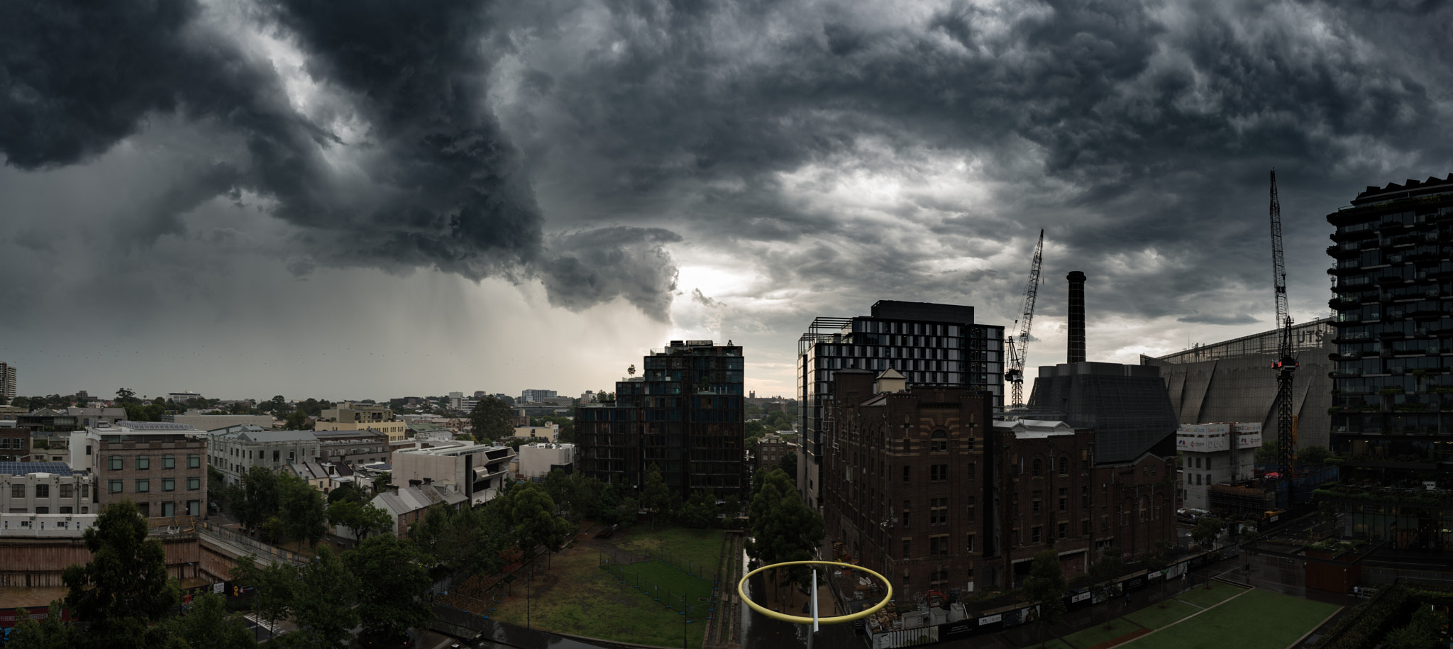 E 21mm F2.8 sample photo. Storm front photography