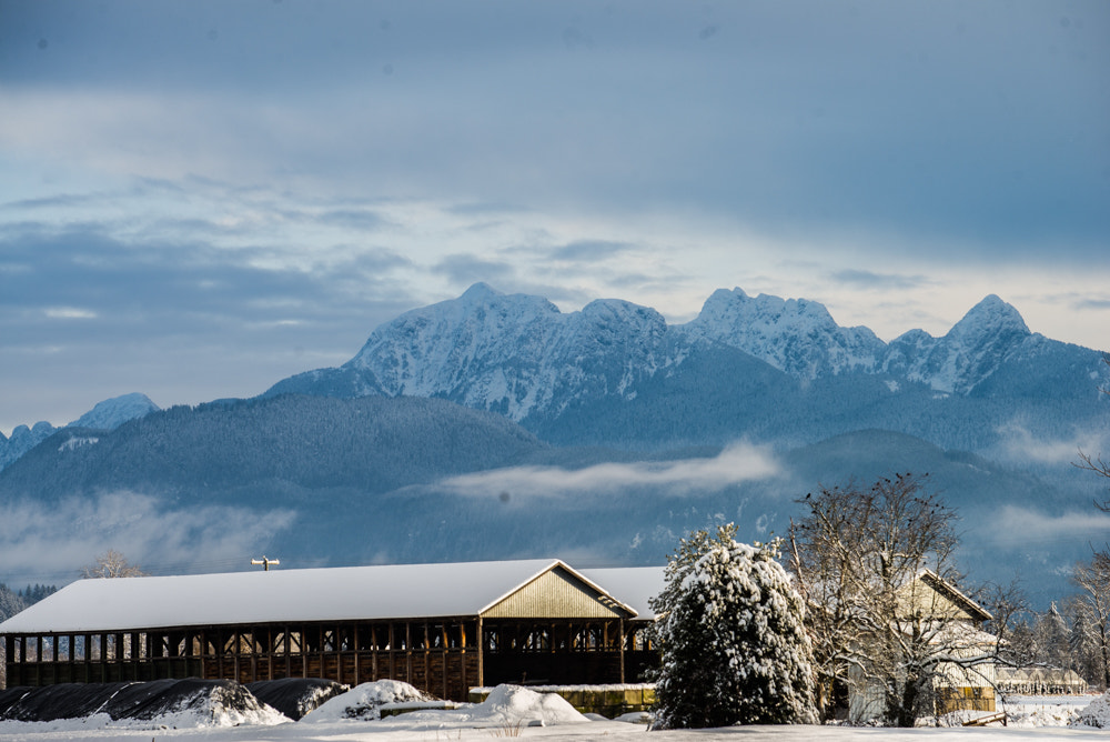 Nikon AF-S Nikkor 70-200mm F4G ED VR sample photo. Golden ears mountains  photography