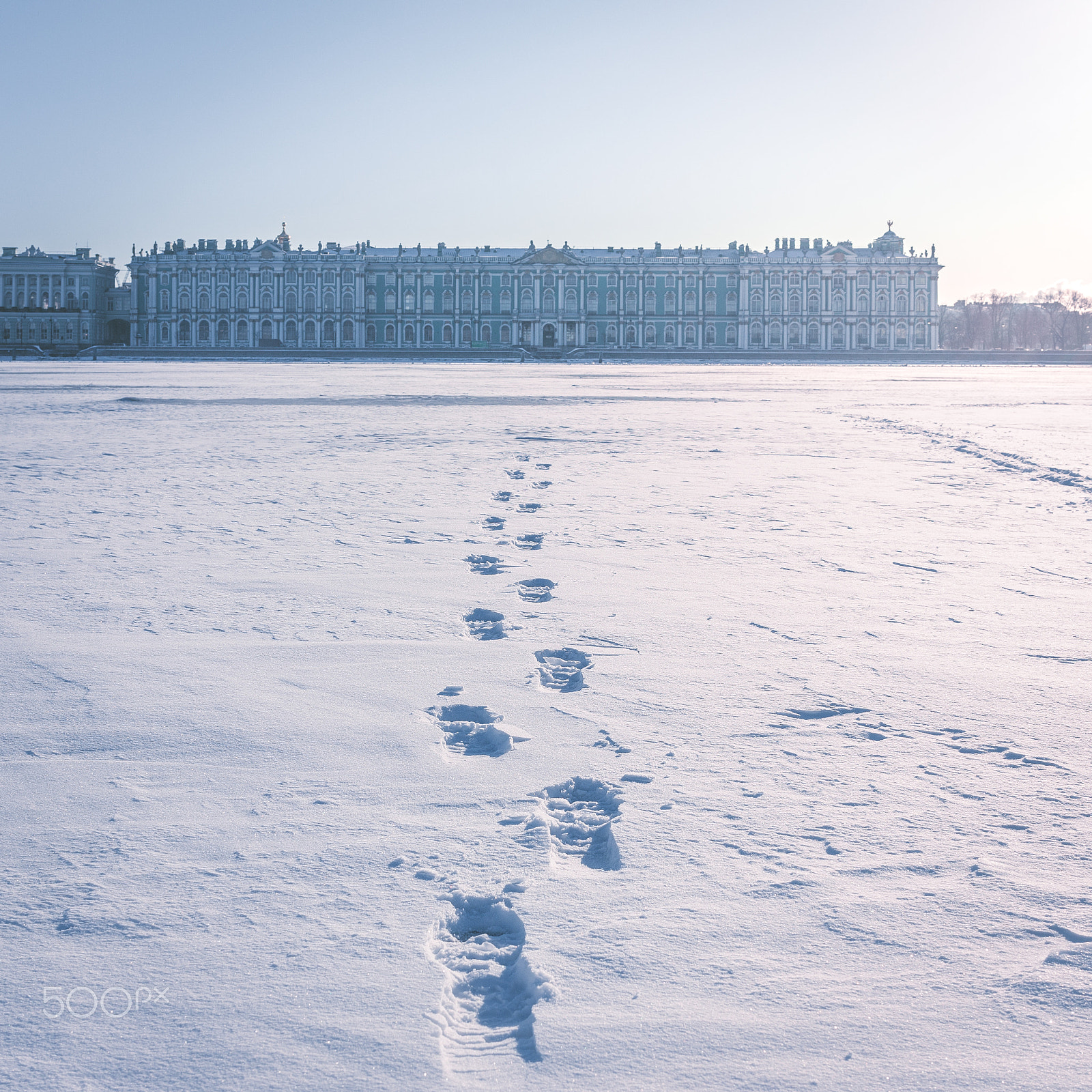 Canon EF-S 24mm F2.8 STM sample photo. Walk on the frozen river photography
