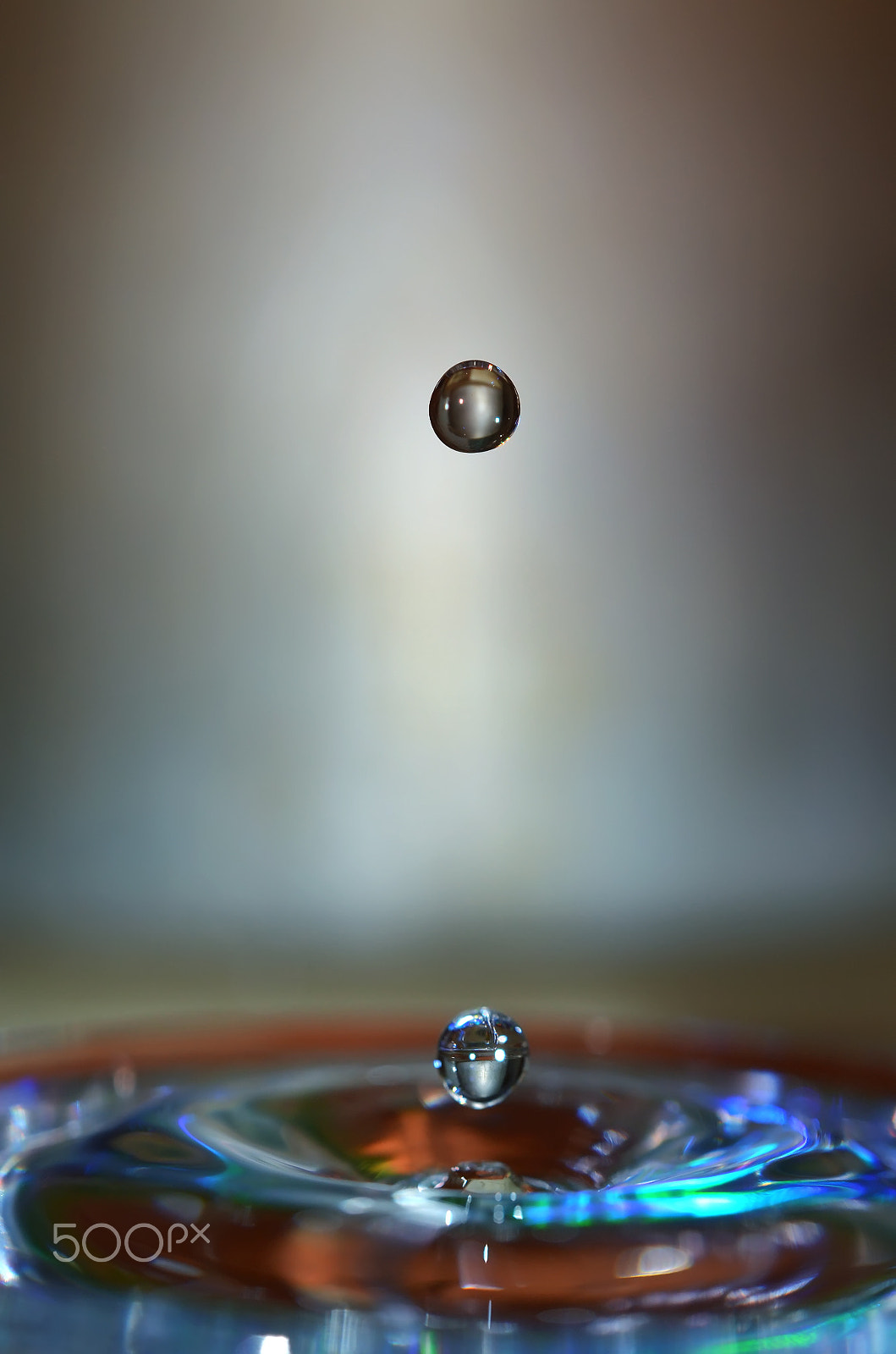 Nikon D5100 sample photo. Stiffened water drops. photography