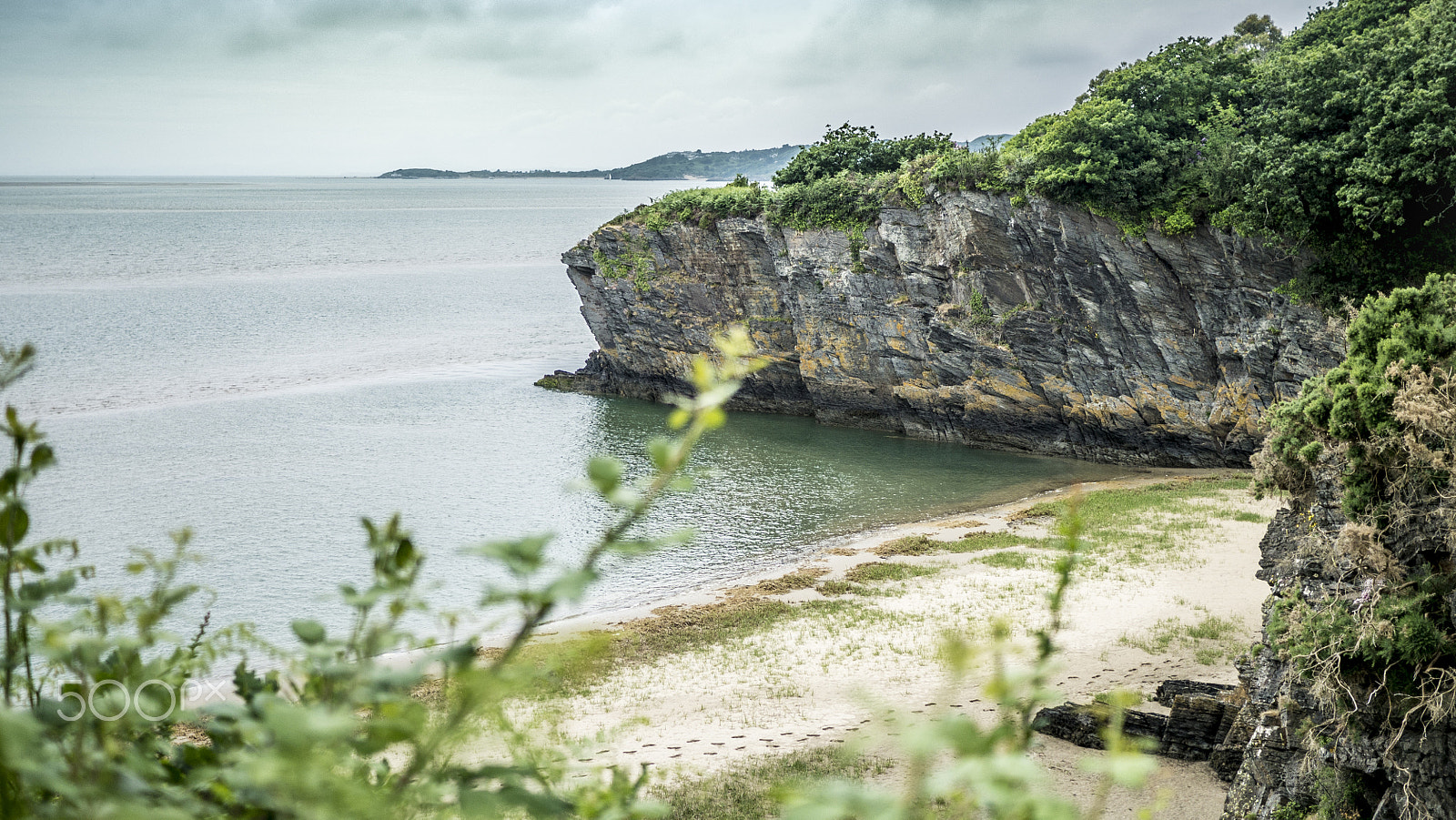 Panasonic Lumix DMC-GX7 sample photo. Portmerion private beach photography