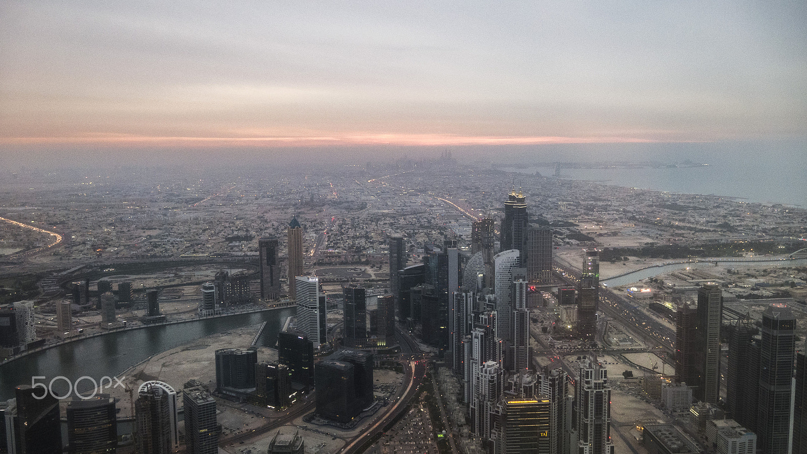 Panasonic Lumix DMC-GX7 sample photo. Dubai sunset photography