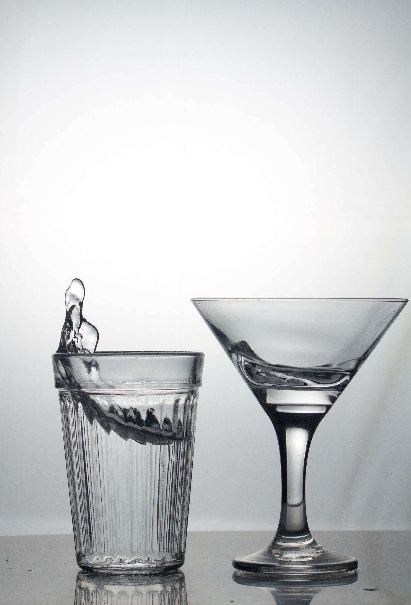 Canon EF-S 55-250mm F4-5.6 IS II sample photo. A glass of water photography