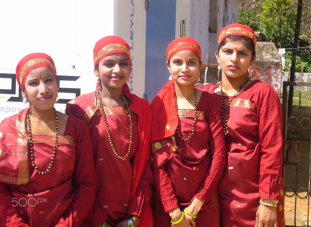 Panasonic DMC-FX01 sample photo. In traditional kodava attire photography