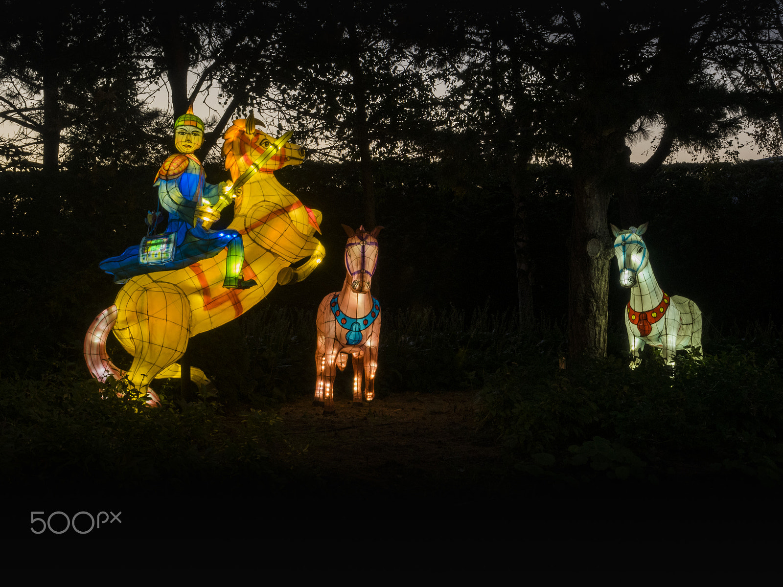 Olympus OM-D E-M1 + Olympus M.Zuiko Digital 14-42mm F3.5-5.6 II R sample photo. Lantern festival at the botanical garden, montreal photography