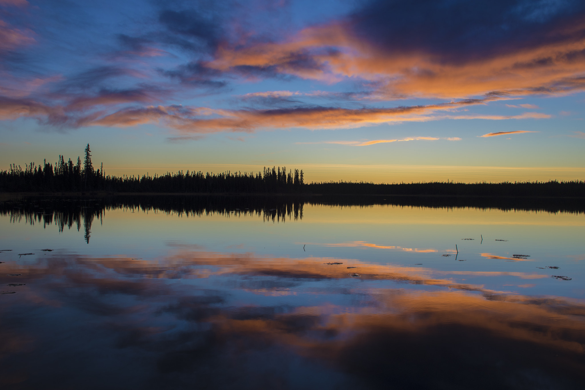Canon EF-S 18-55mm F3.5-5.6 II sample photo. Sunrise in the yukon photography