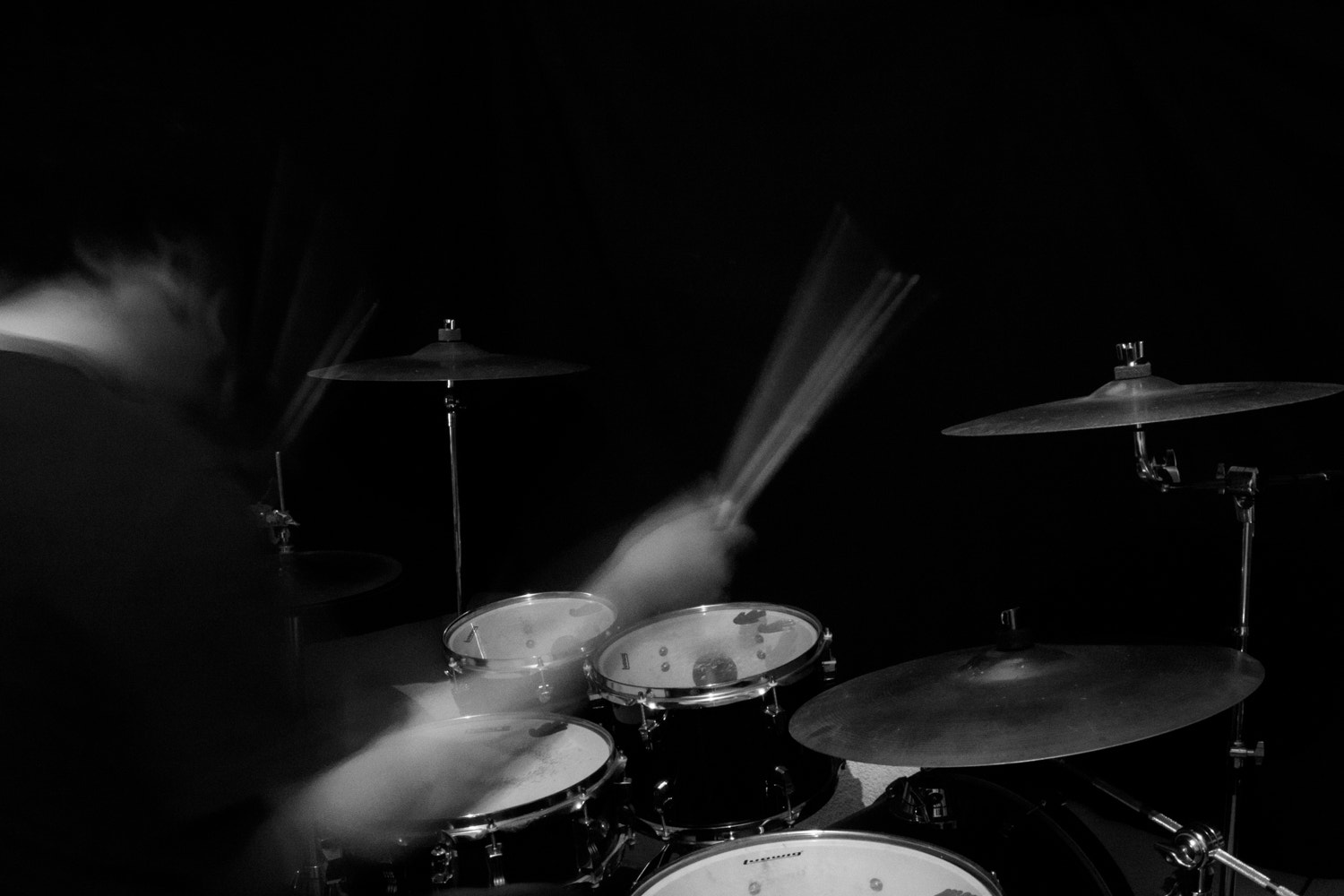Sony SLT-A65 (SLT-A65V) + Sony DT 18-55mm F3.5-5.6 SAM sample photo. Ghost drummer photography