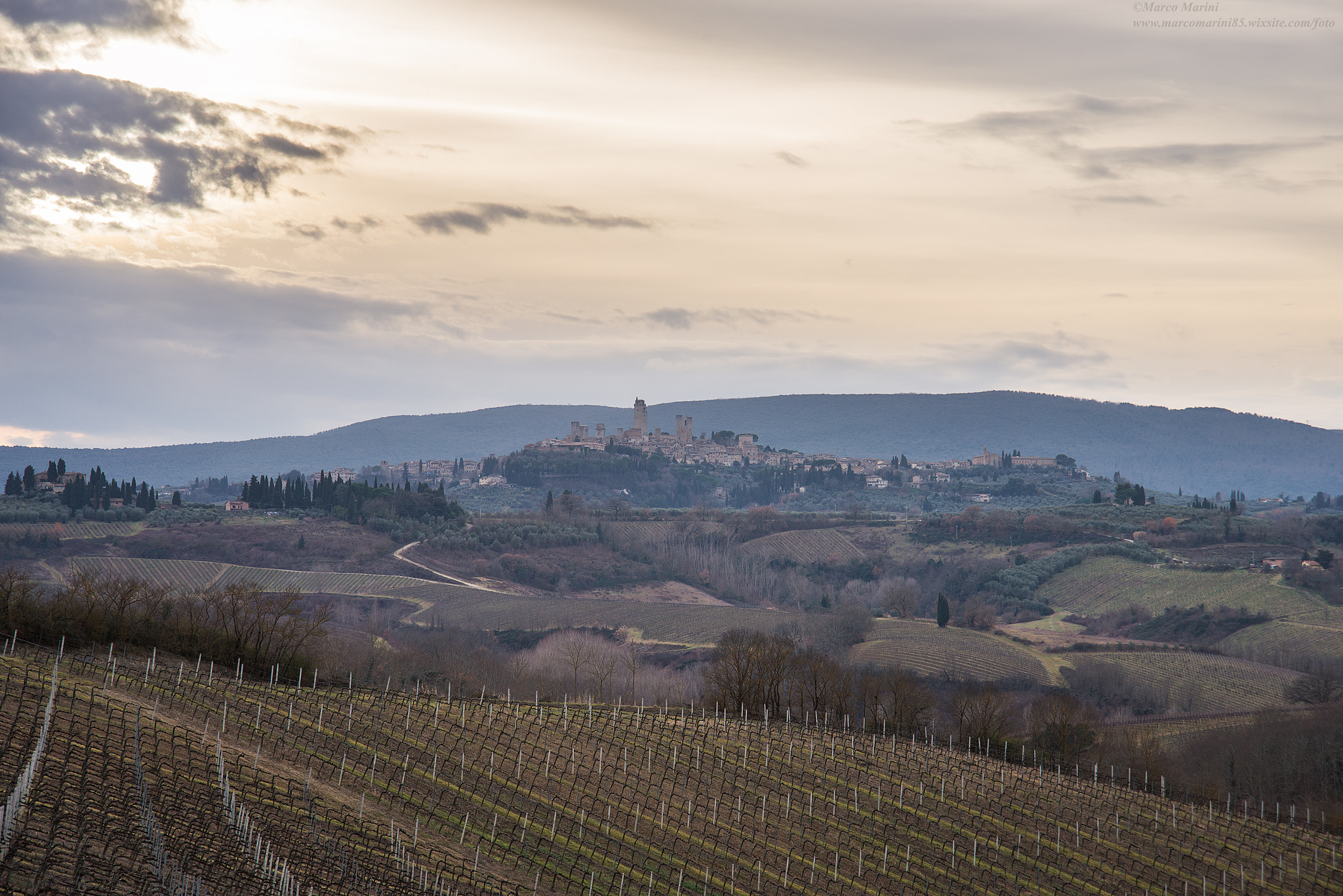 Nikon AF Nikkor 24-85mm F2.8-4D IF sample photo. Winter, tuscany photography